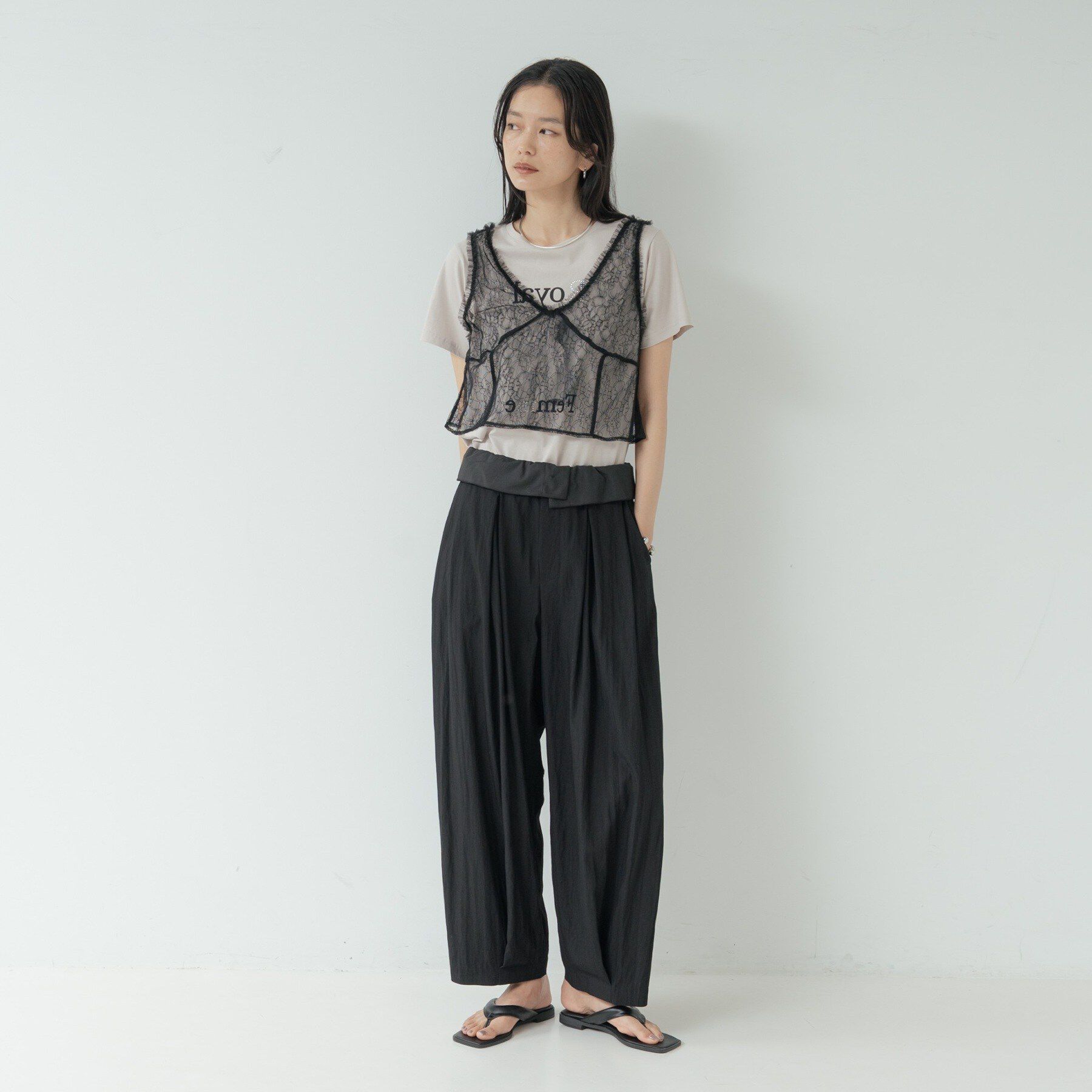 GALLEST「タイポグラフィTシャツ【接触冷感】」|Tシャツ・カットソー|