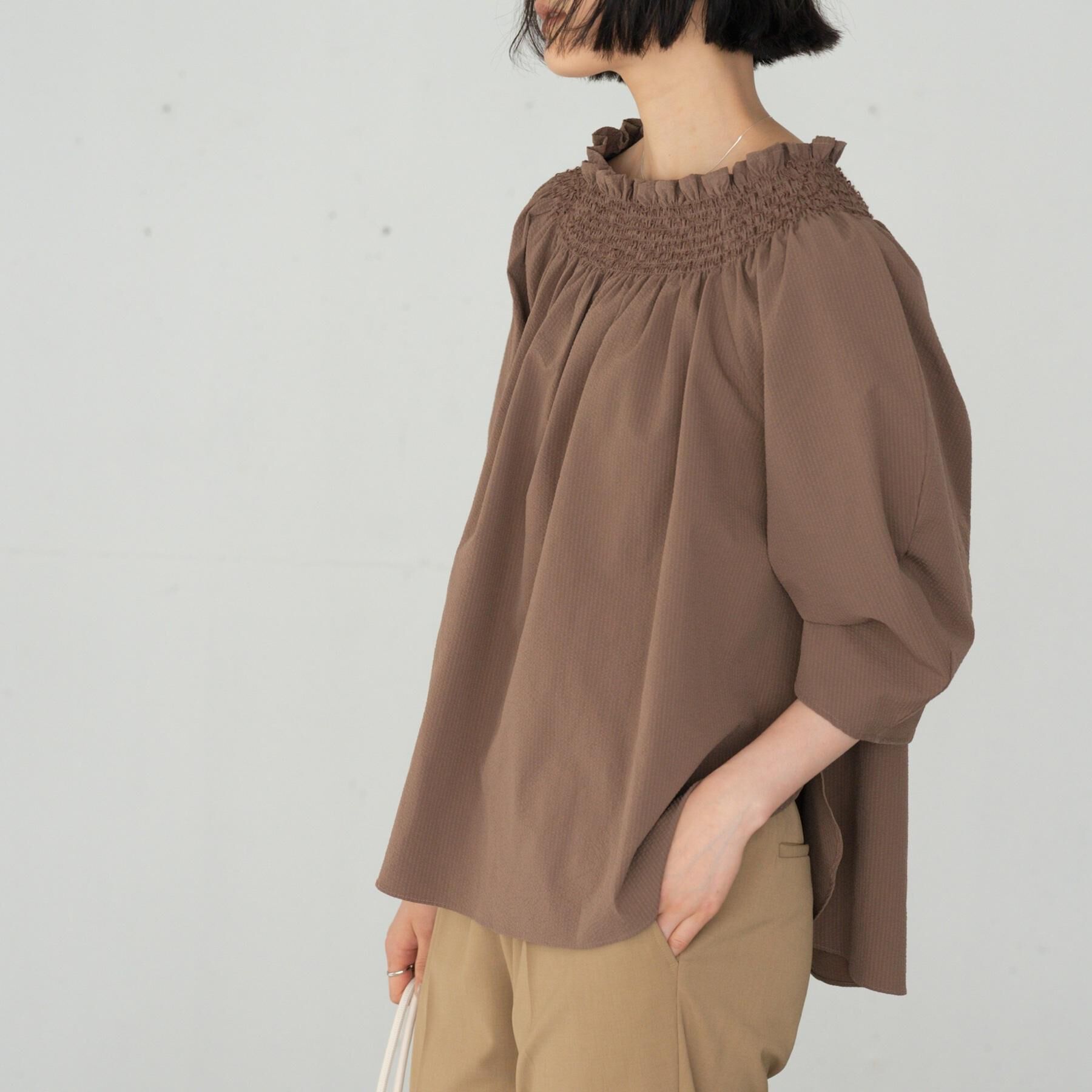 GALLEST「サッカーオフショルブラウス【再入荷／2WAY】」|シャツ・ブラウス|