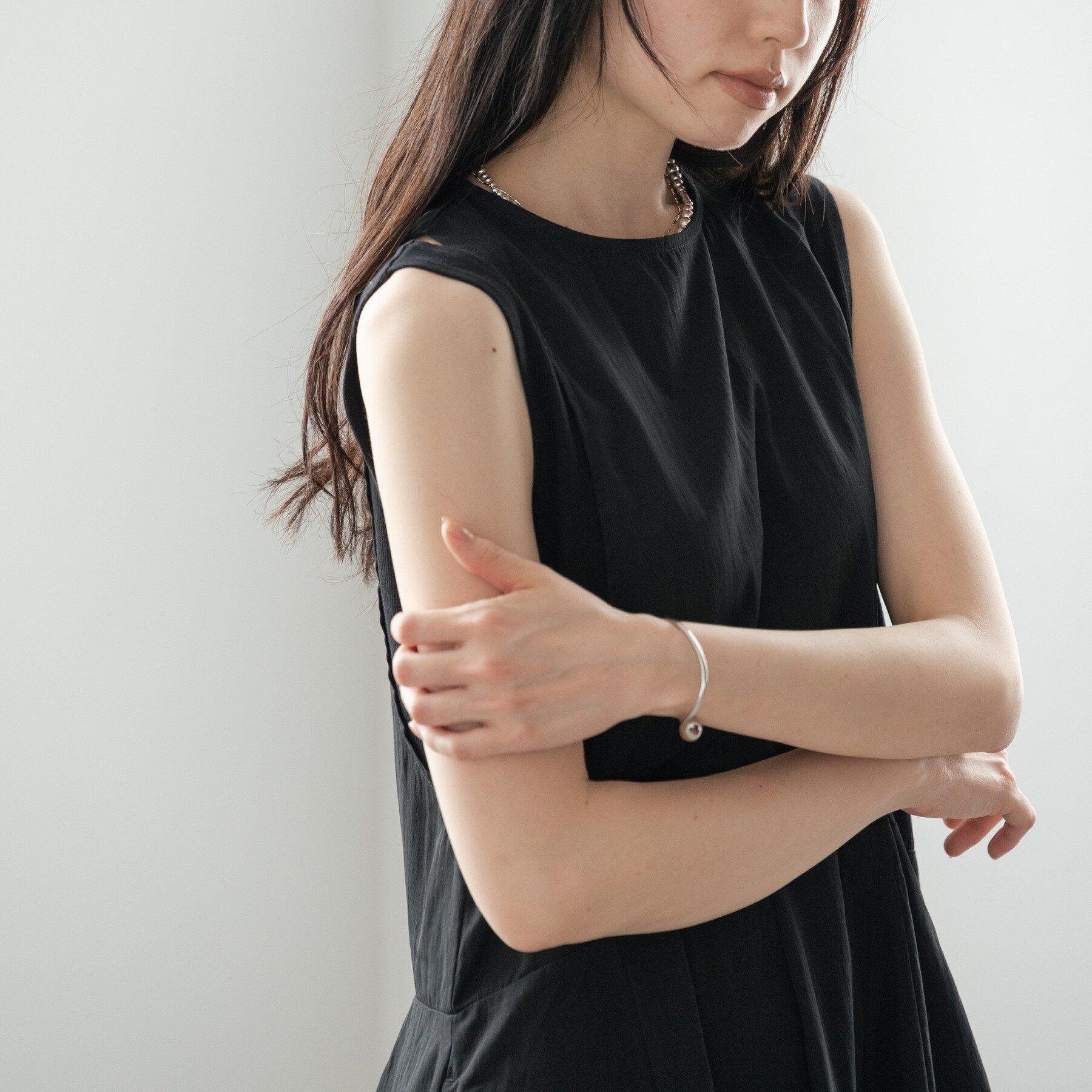 GALLEST「イレギュラータックナイロンワンピース【再入荷】」|ワンピース|
