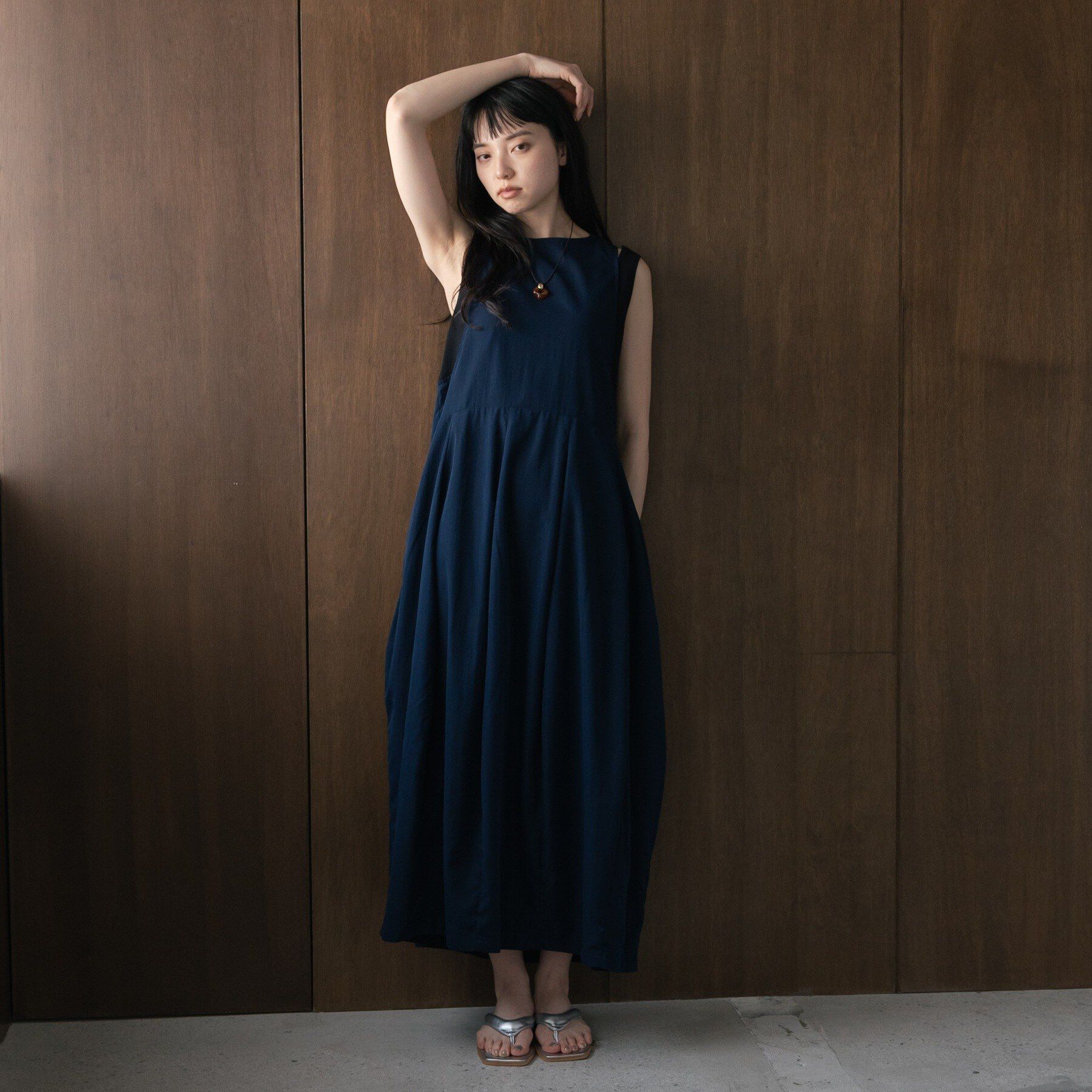 GALLEST「イレギュラータックナイロンワンピース【再入荷】」|ワンピース|