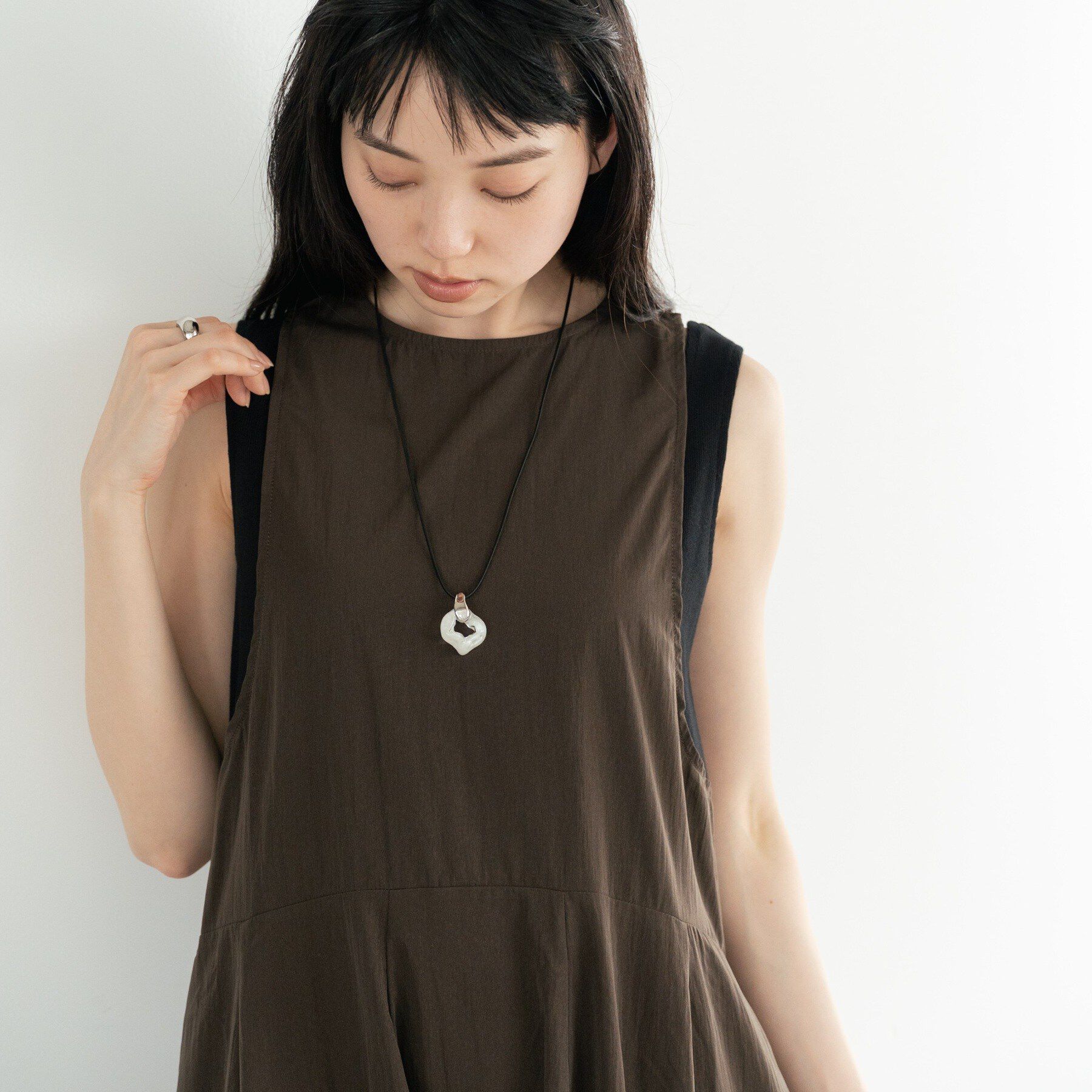 GALLEST「イレギュラータックナイロンワンピース【再入荷】」|ワンピース|