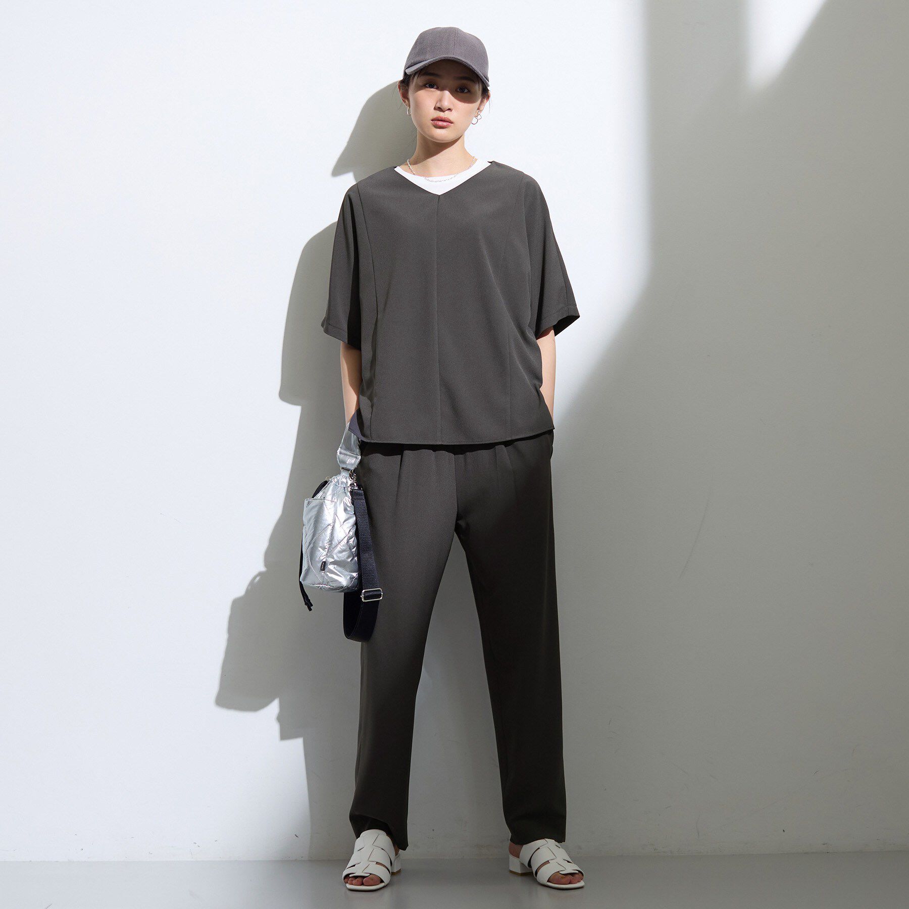 INDIVI「【着る日傘】イージーテーパードパンツ」|その他|
