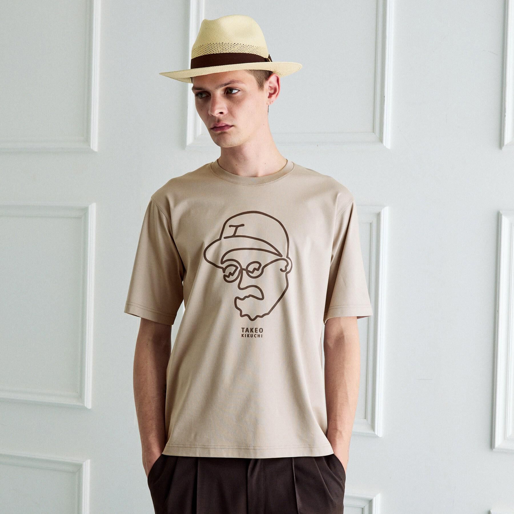 TAKEO KIKUCHI「【BOWLER HAT LABEL】アイスクリアコットン ワンストローク 半袖Tシャツ」|Tシャツ・カットソー|