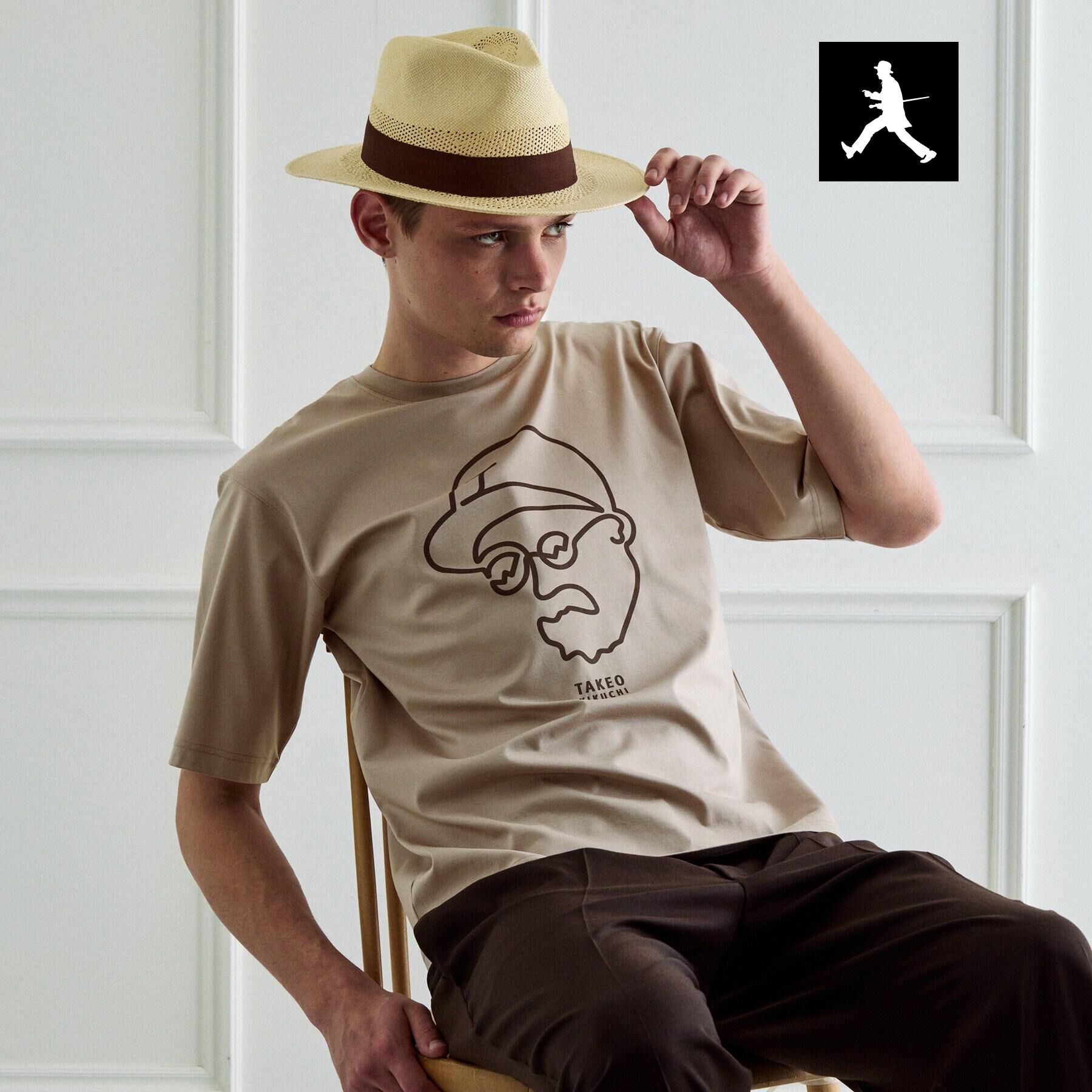 TAKEO KIKUCHI「【BOWLER HAT LABEL】アイスクリアコットン ワンストローク 半袖Tシャツ」|Tシャツ・カットソー|
