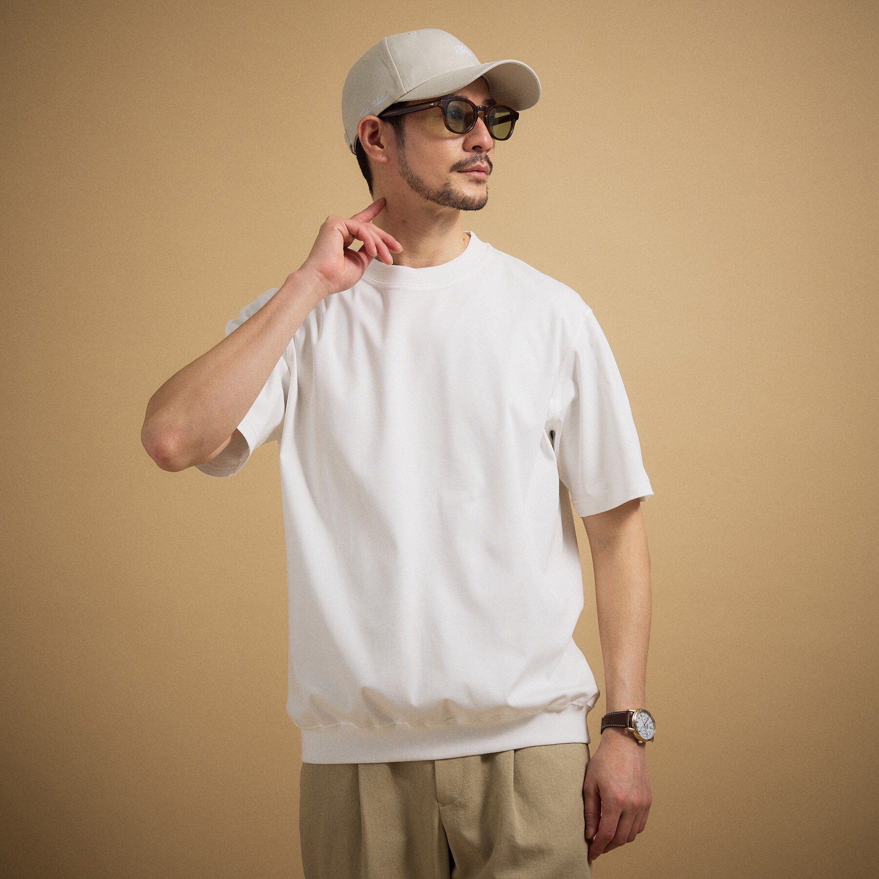 TAKEO KIKUCHI「【接触冷感】アイスクリアコットン Tシャツ」|Tシャツ・カットソー|