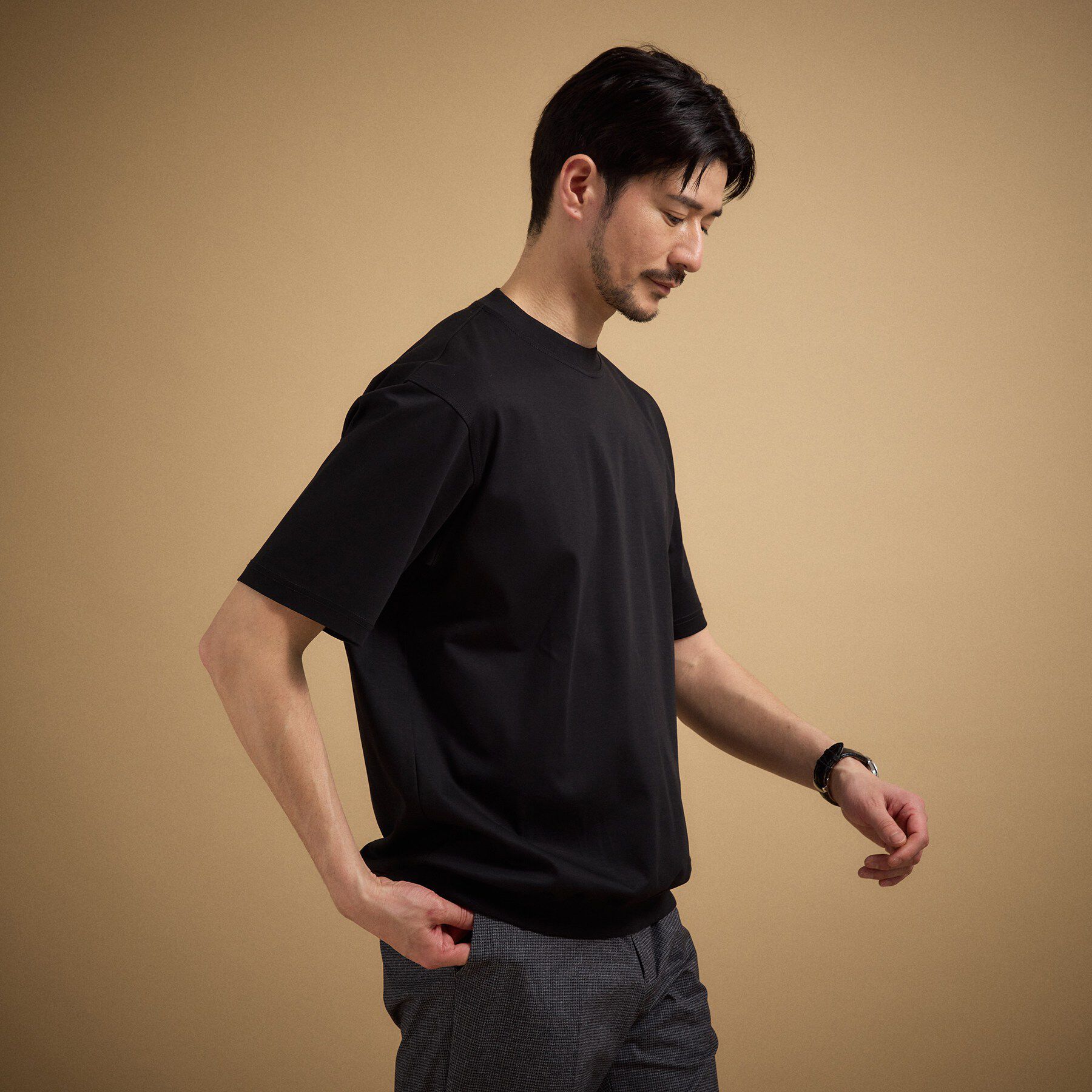 TAKEO KIKUCHI「【接触冷感】アイスクリアコットン Tシャツ」|Tシャツ・カットソー|