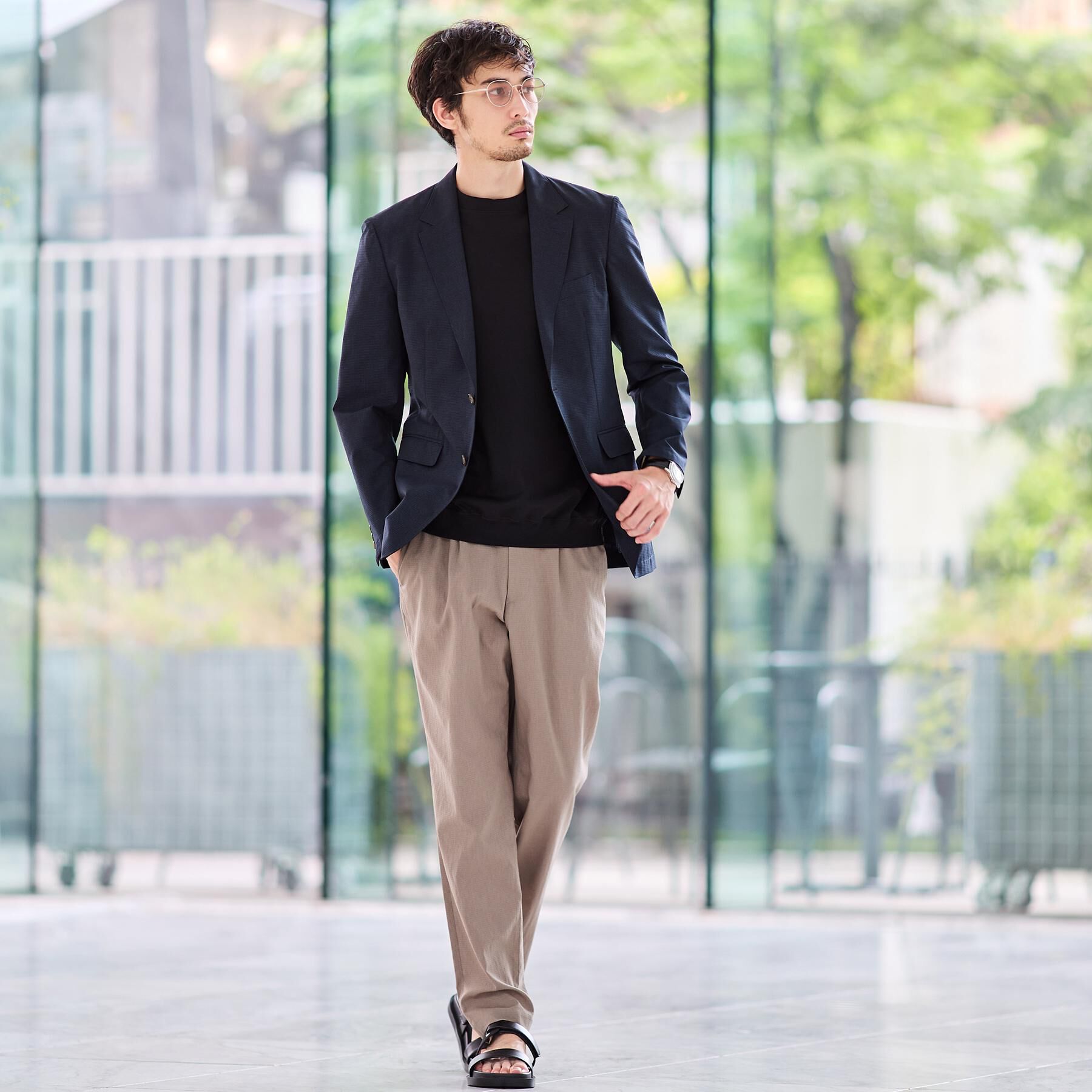 TAKEO KIKUCHI「【接触冷感】アイスクリアコットン Tシャツ」|Tシャツ・カットソー|