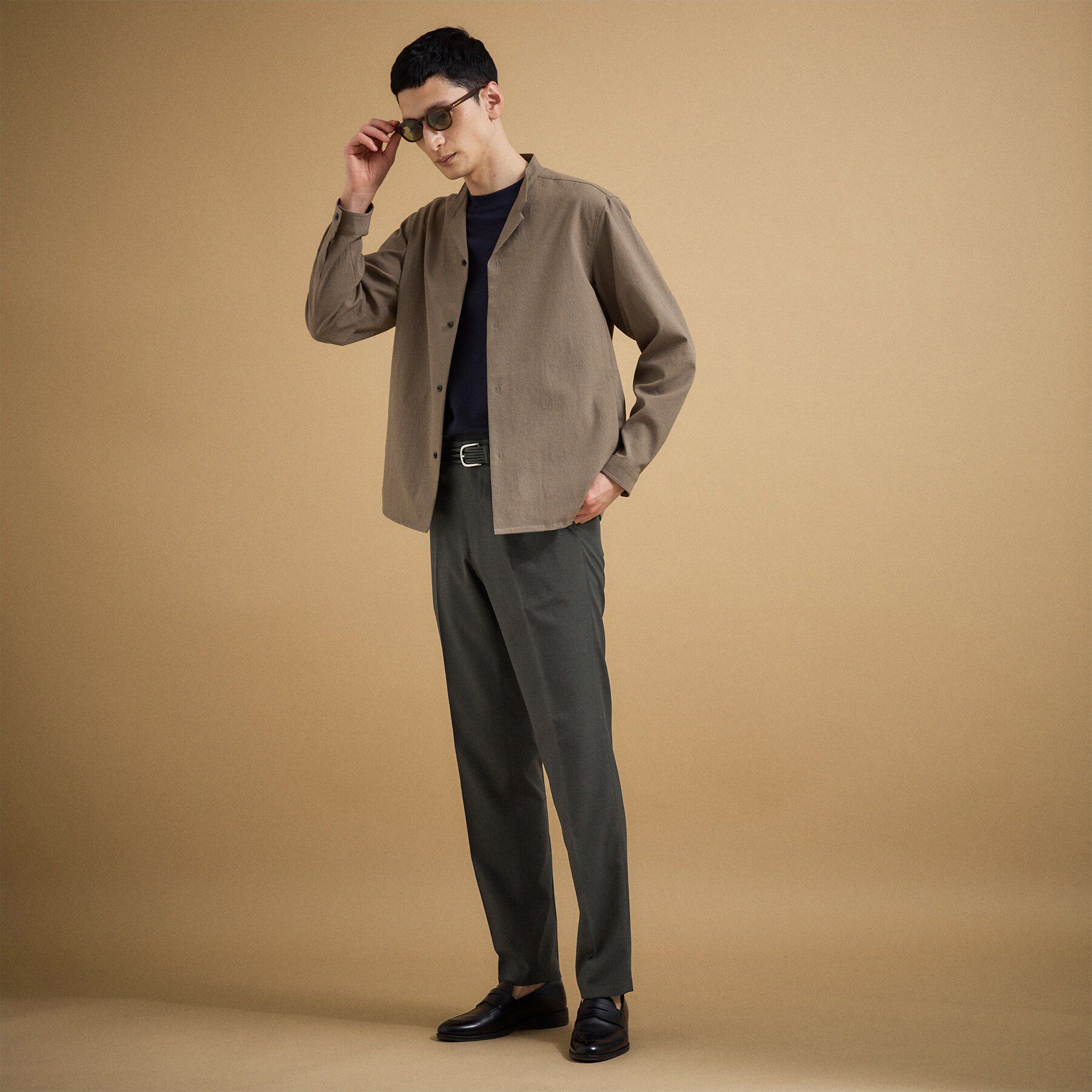 TAKEO KIKUCHI「【接触冷感】新定番ウールライクトロ　パンツ」|その他|