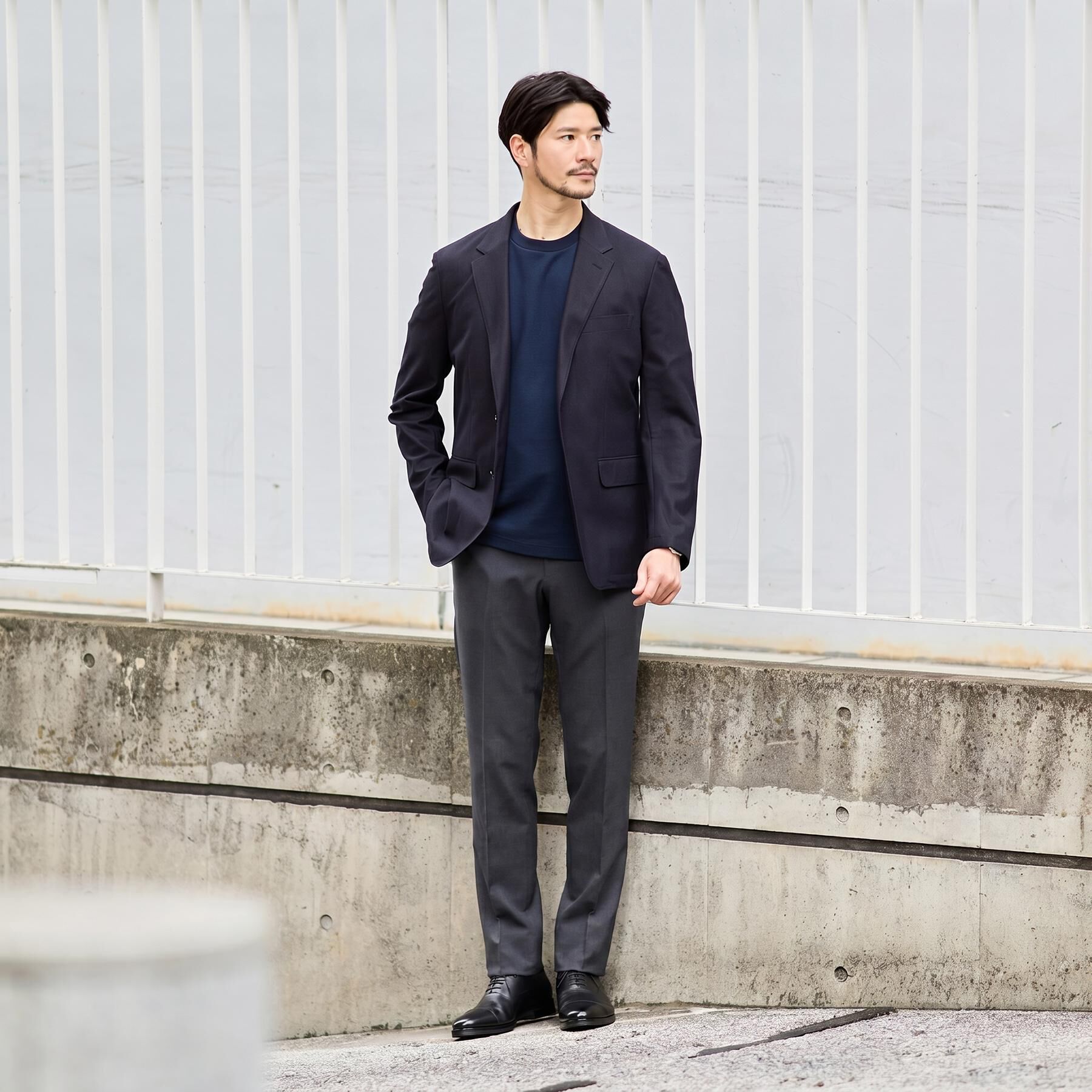 TAKEO KIKUCHI「【接触冷感】新定番ウールライクトロ　パンツ」|その他|