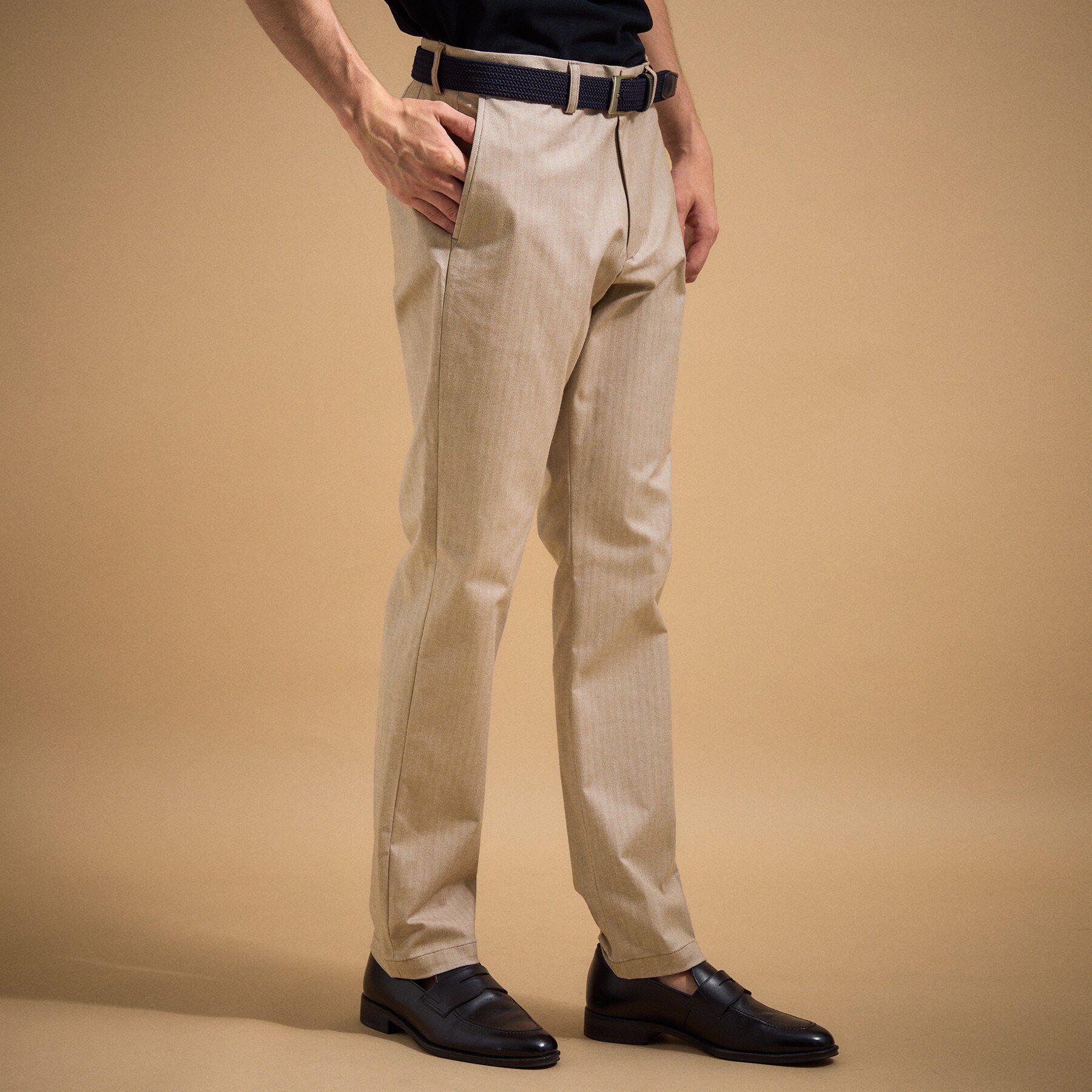 TAKEO KIKUCHI「【銘品】播州織り ヘリンボン ストレートパンツ」|その他|