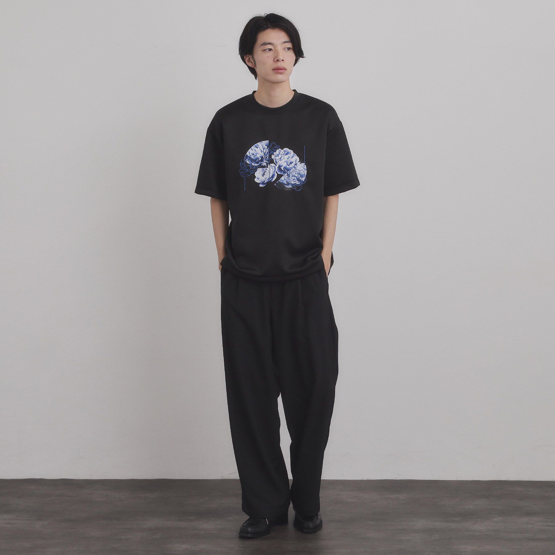 tk.TAKEO KIKUCHI「フラワープリントTシャツ」|Tシャツ・カットソー|