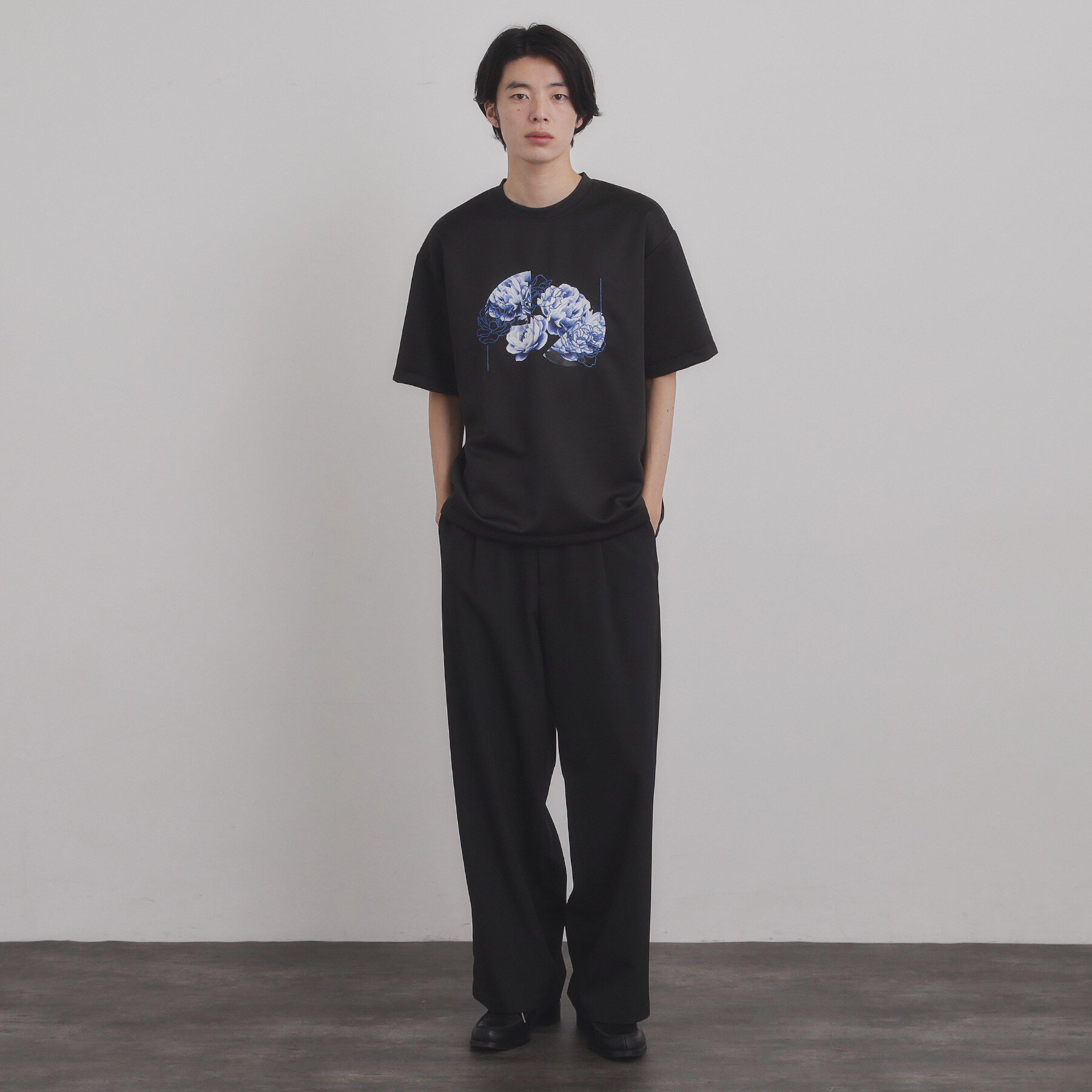 tk.TAKEO KIKUCHI「フラワープリントTシャツ」|Tシャツ・カットソー|