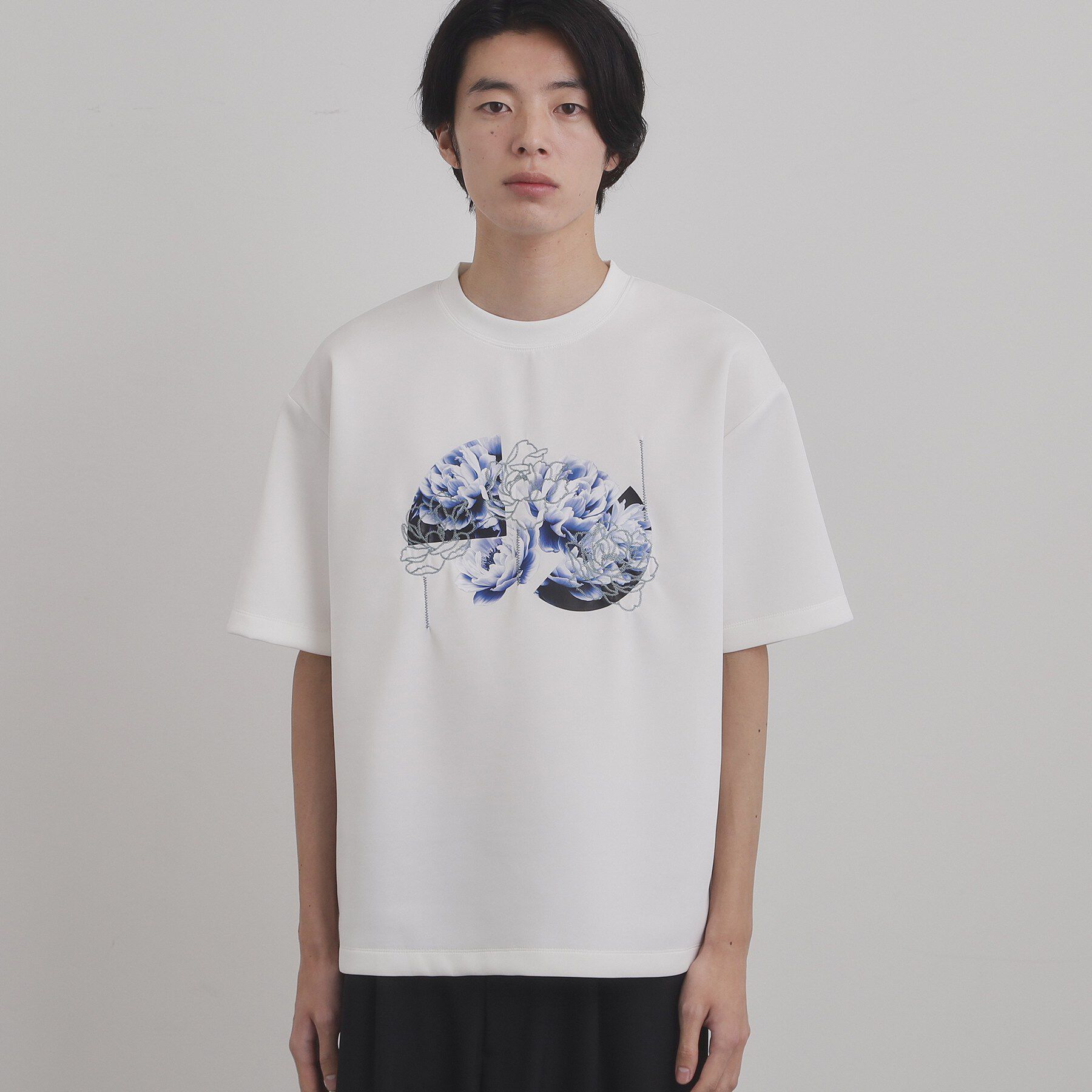 tk.TAKEO KIKUCHI「フラワープリントTシャツ」|Tシャツ・カットソー|