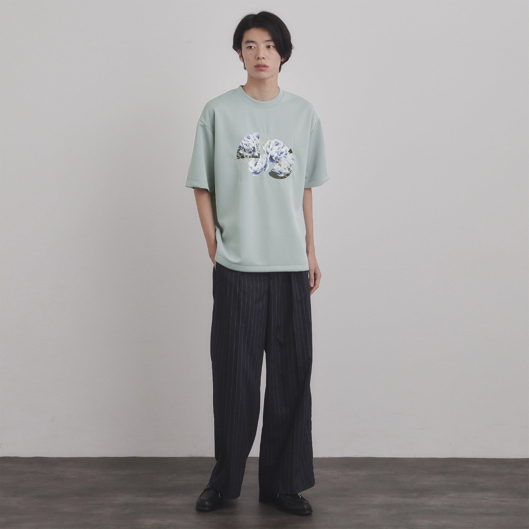 tk.TAKEO KIKUCHI「フラワープリントTシャツ」|Tシャツ・カットソー|