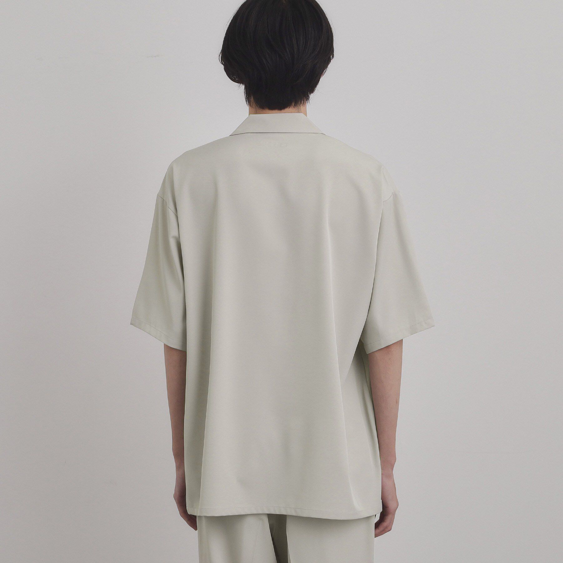 tk.TAKEO KIKUCHI「【暑い夏に最適！】ルーズトロミシャツセットアップ/上下2点セット/接触冷感/ストレッチ/洗える/オー」|スーツ|