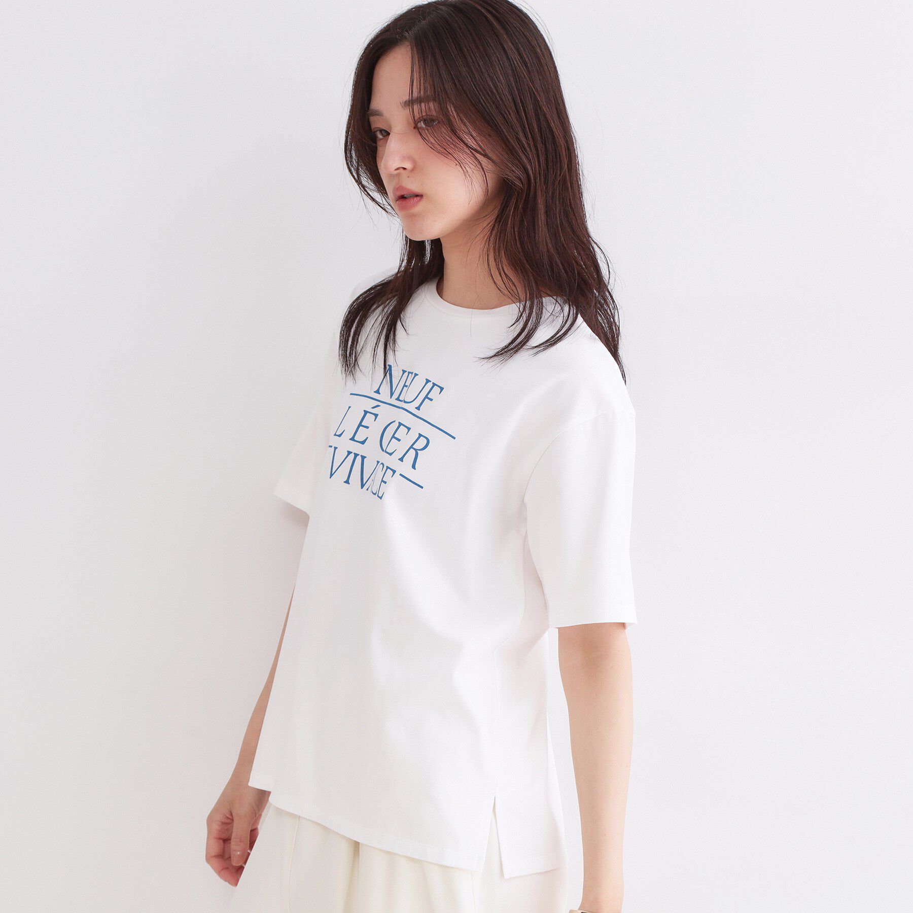 OPAQUE.CLIP「ロゴプリントアソートTシャツ【洗濯機OK】」|Tシャツ・カットソー|
