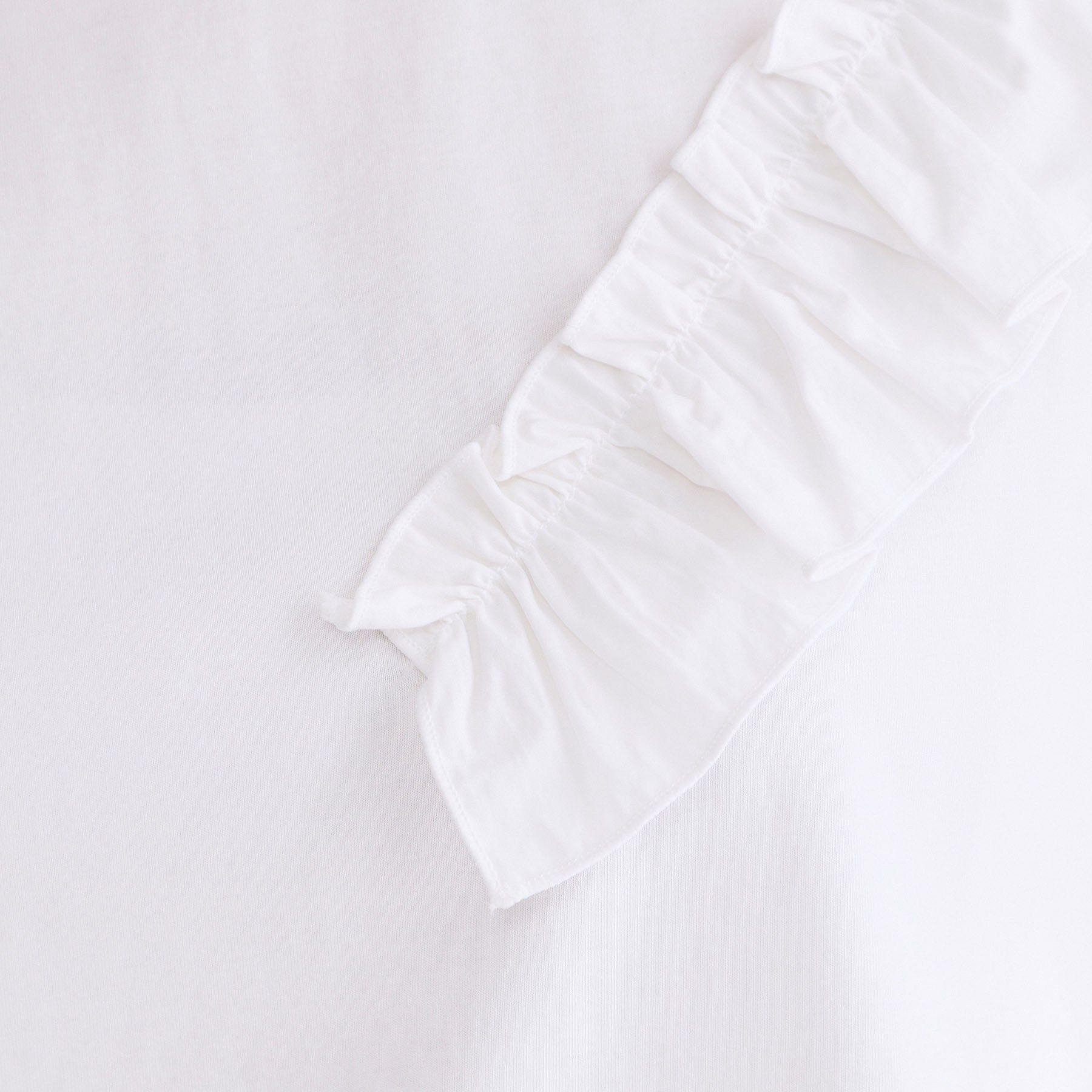 OPAQUE.CLIP「【UV／接触冷感】フリルショルダーカットソー《洗濯機OK》」|Tシャツ・カットソー|