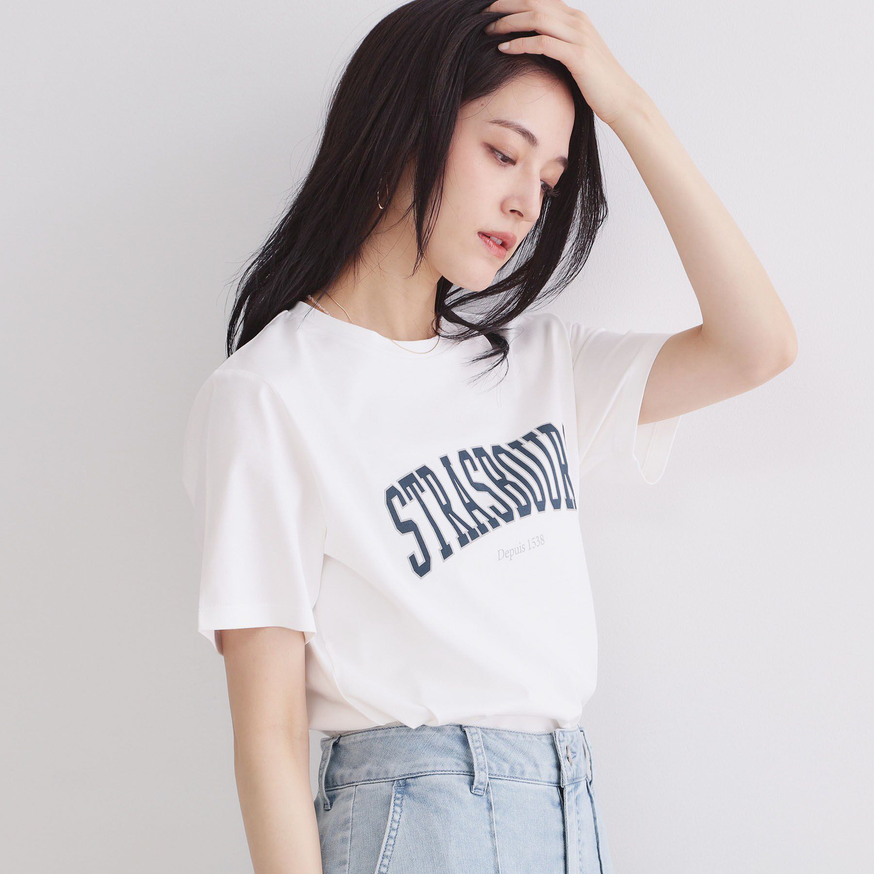 OPAQUE.CLIP「アソートロゴTシャツ【洗濯機OK】」|Tシャツ・カットソー|