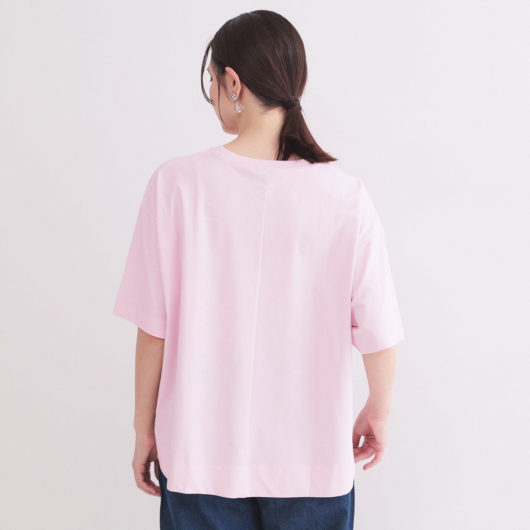 OPAQUE.CLIP「【接触冷感】リラクシーカットソー《洗濯機OK》」|Tシャツ・カットソー|
