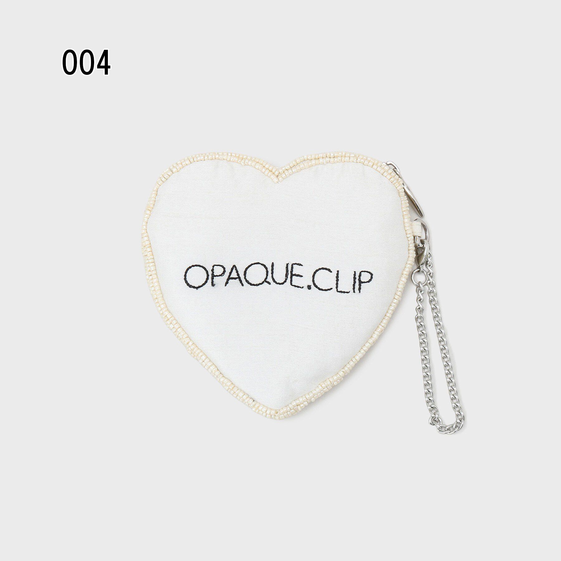 OPAQUE.CLIP「カラフルビーズポーチチャーム」|キーケース|