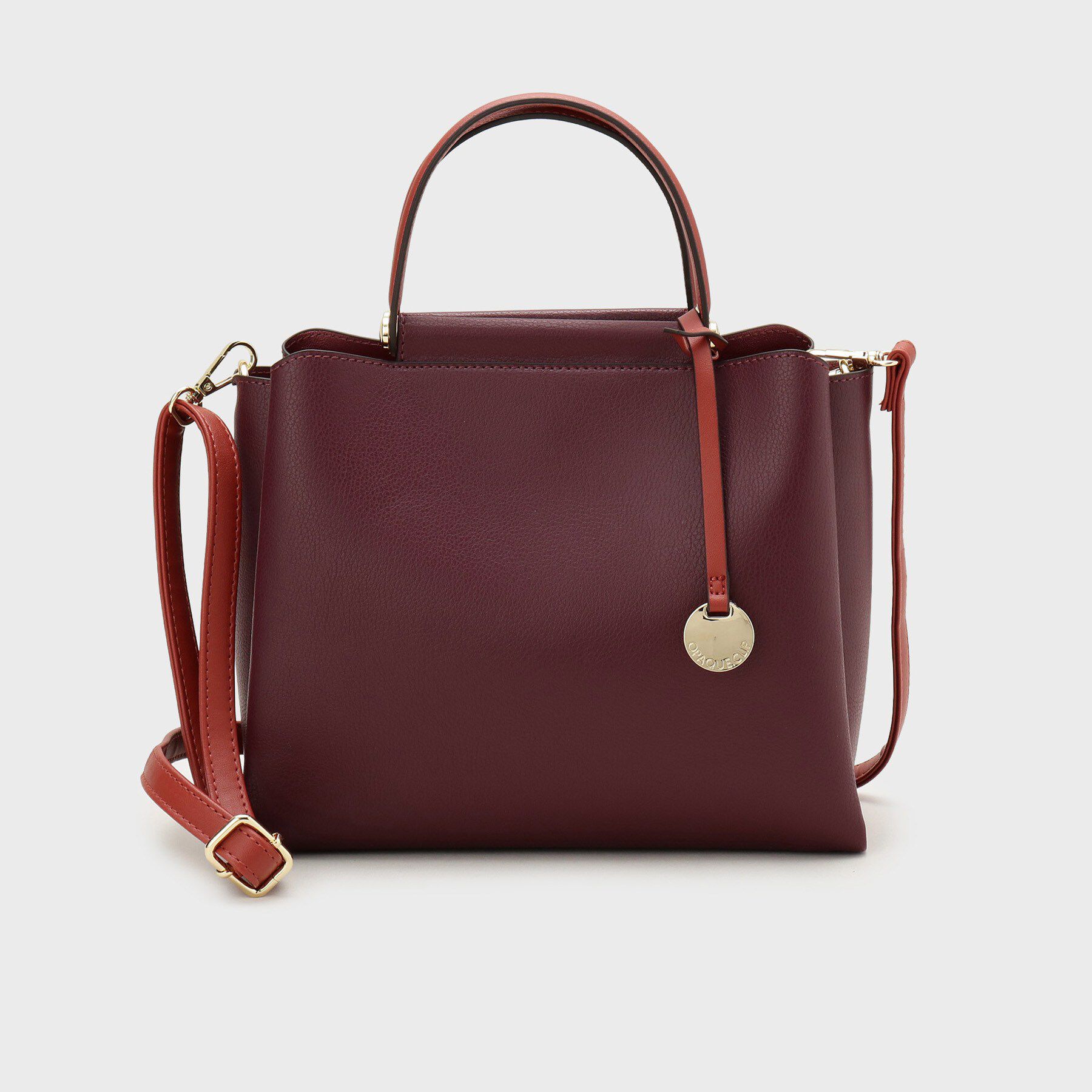 OPAQUE.CLIP「【軽量／2WAY／3層仕様】バイカラーミドルトートバッグ」|トートバッグ|