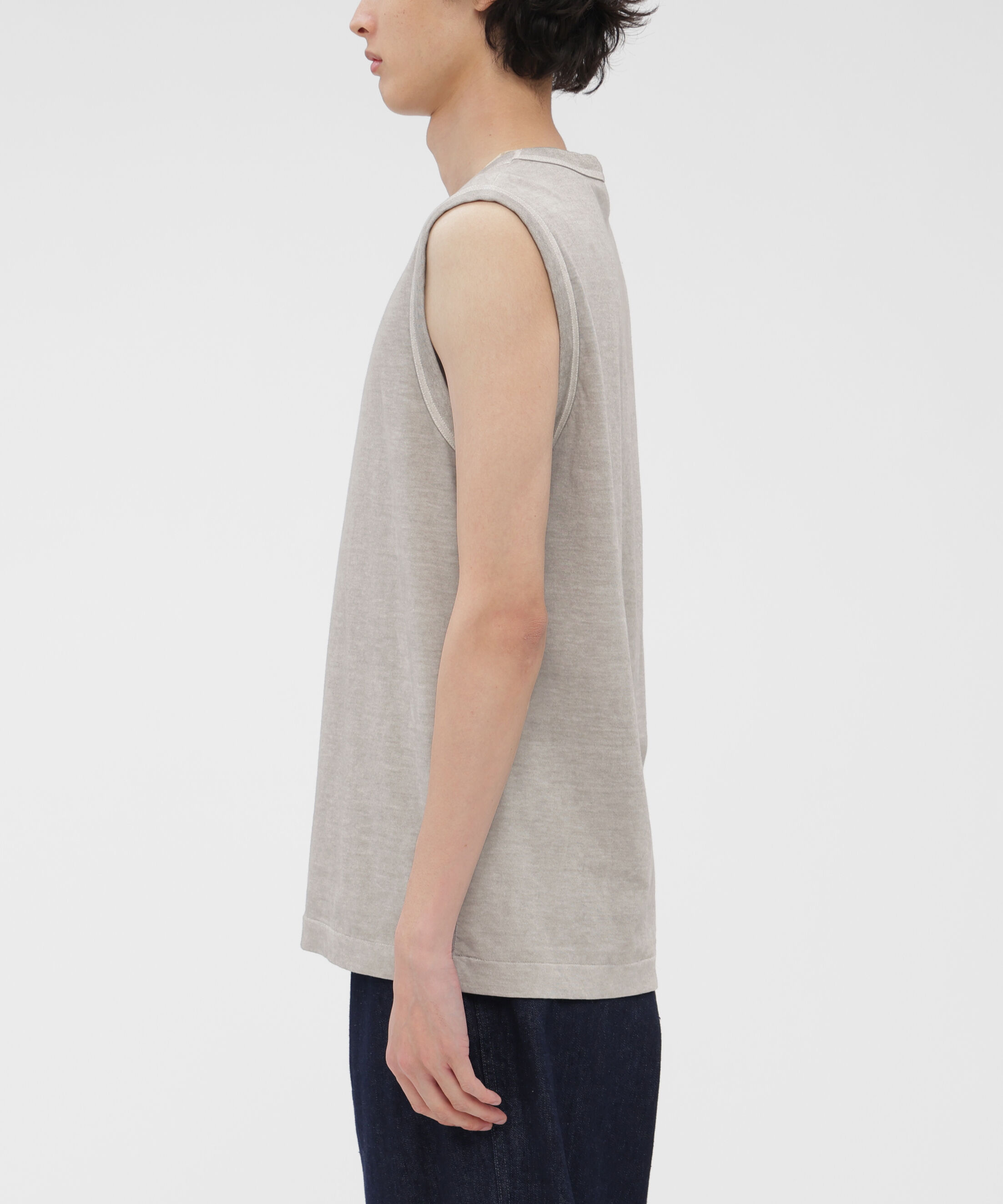 MHL.「GARMENT DYE BASIC JERSEY TOP」|Tシャツ・カットソー|