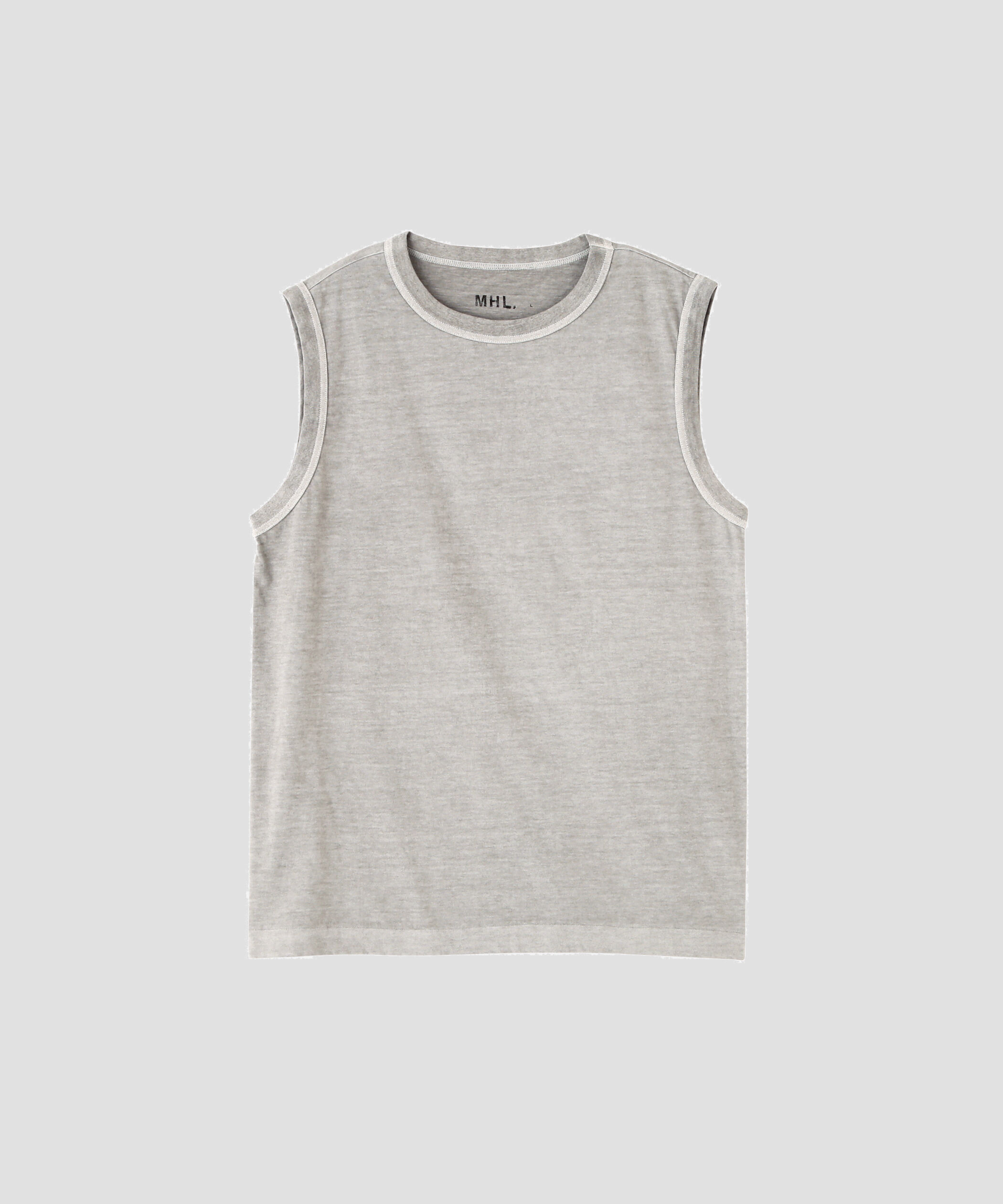 MHL.「GARMENT DYE BASIC JERSEY TOP」|Tシャツ・カットソー|