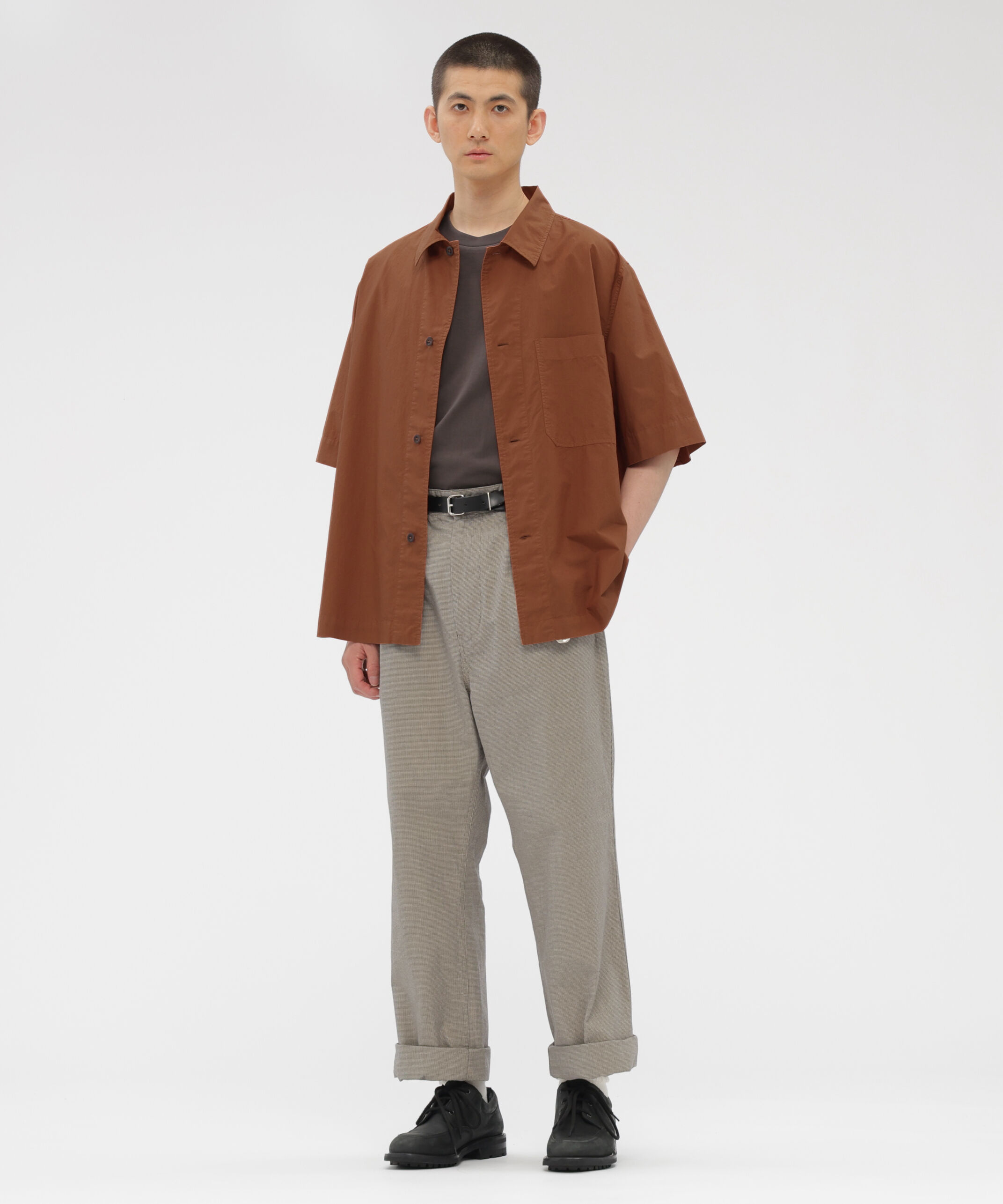 MHL.「COTTON RAMIE POPLIN SHIRT」|シャツ・ブラウス|