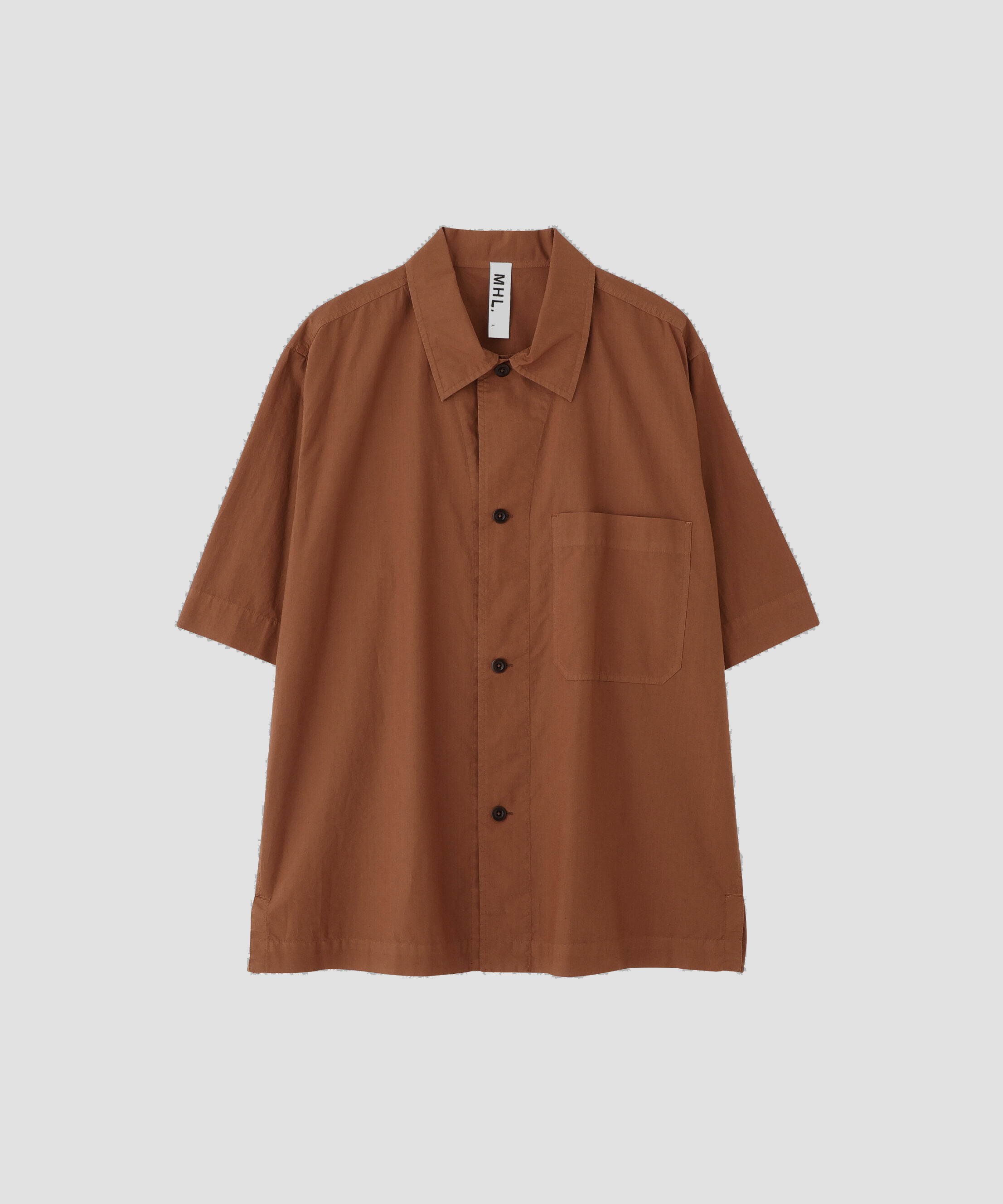 MHL.「COTTON RAMIE POPLIN SHIRT」|シャツ・ブラウス|