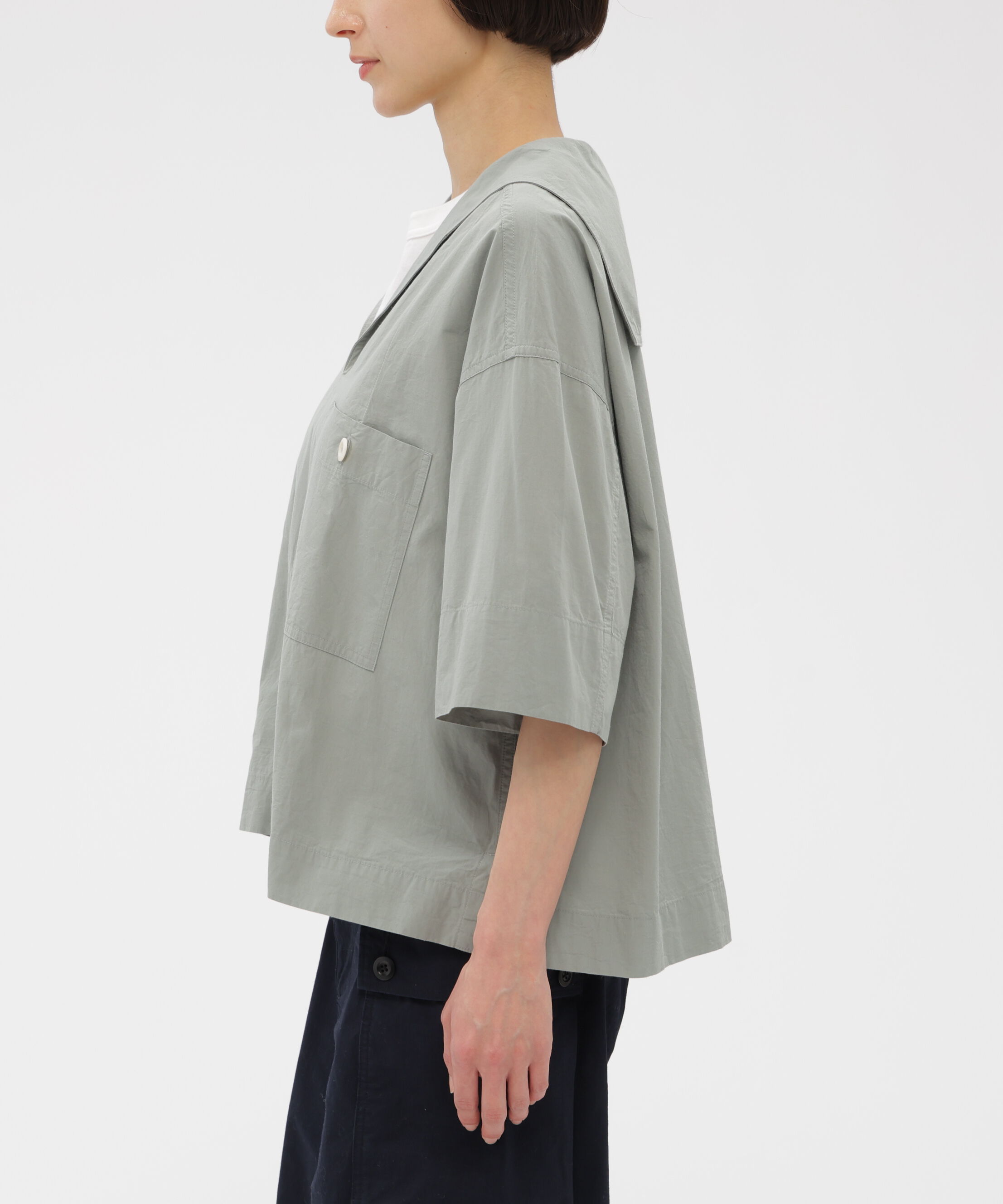 MHL.「SANDED COTTON LINEN SHIRT」|シャツ・ブラウス|