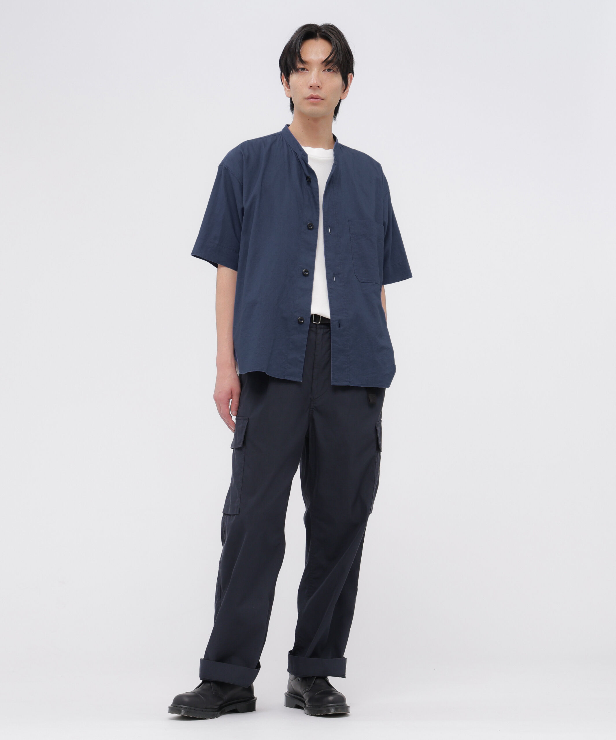 MHL.「SURFACE DYED COTTON LINEN SHIRT」|シャツ・ブラウス|