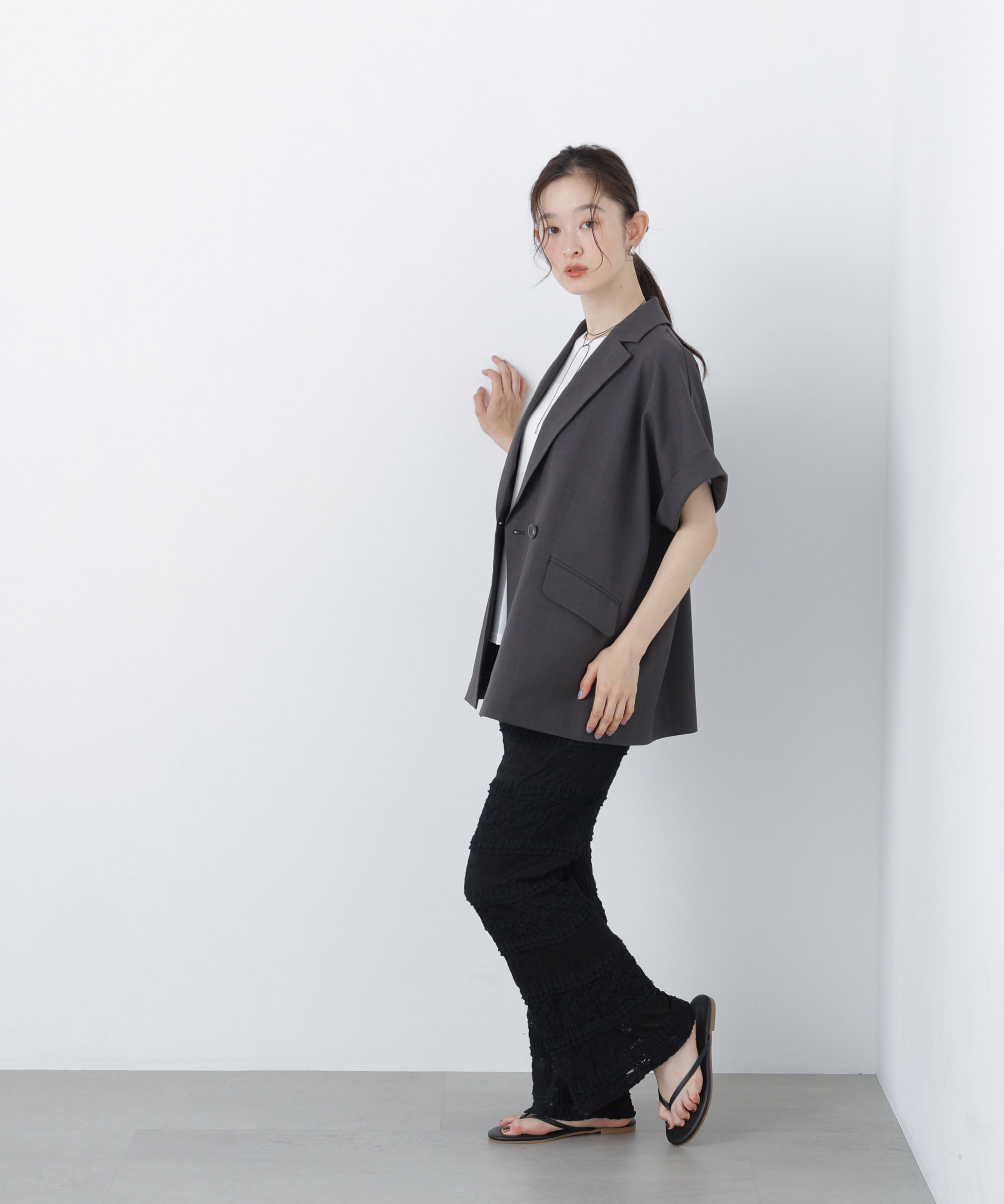  「〈N.〉レースフレアパンツ」|その他|