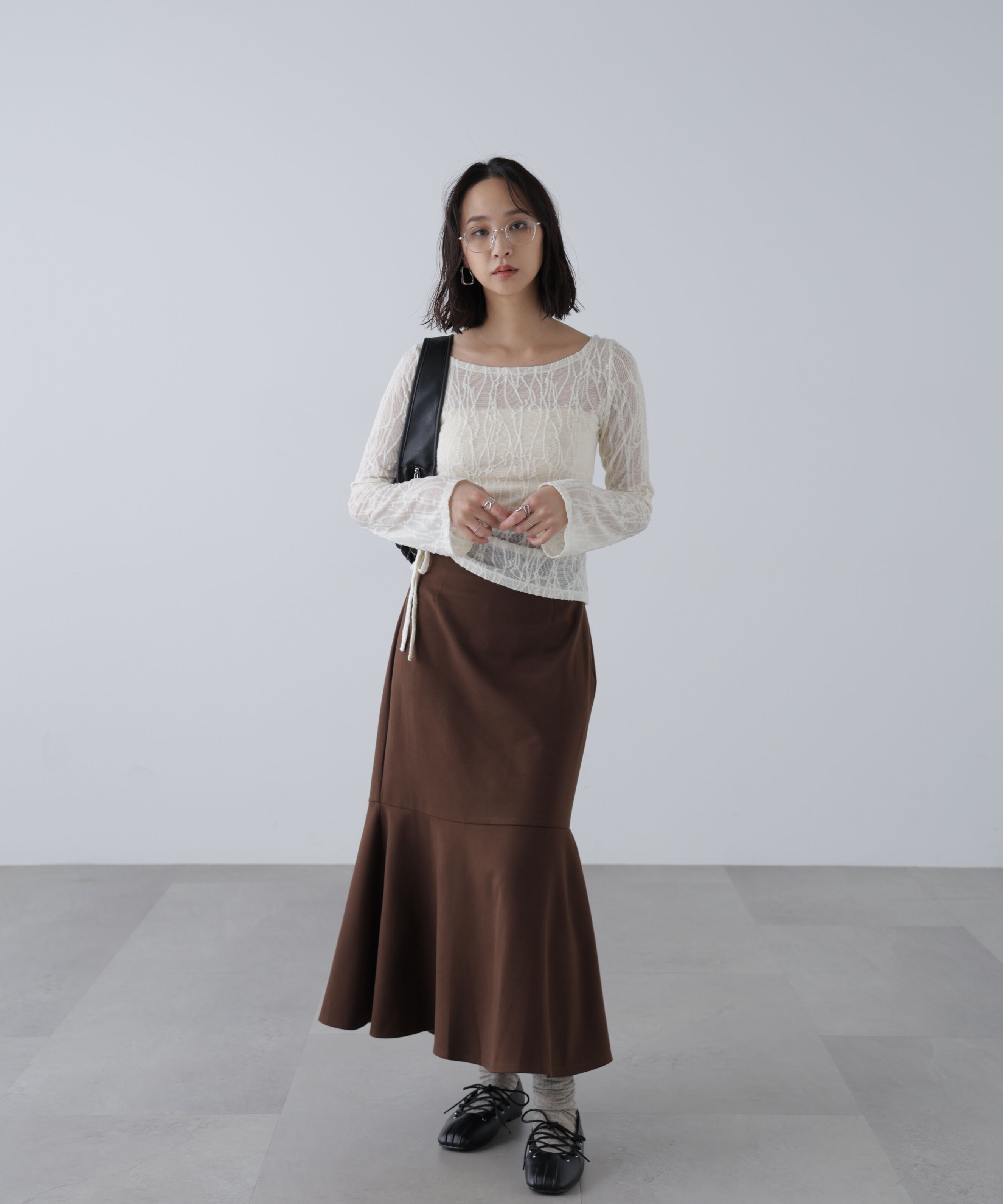  「シアージャガードドロストカットソー」|Tシャツ・カットソー|