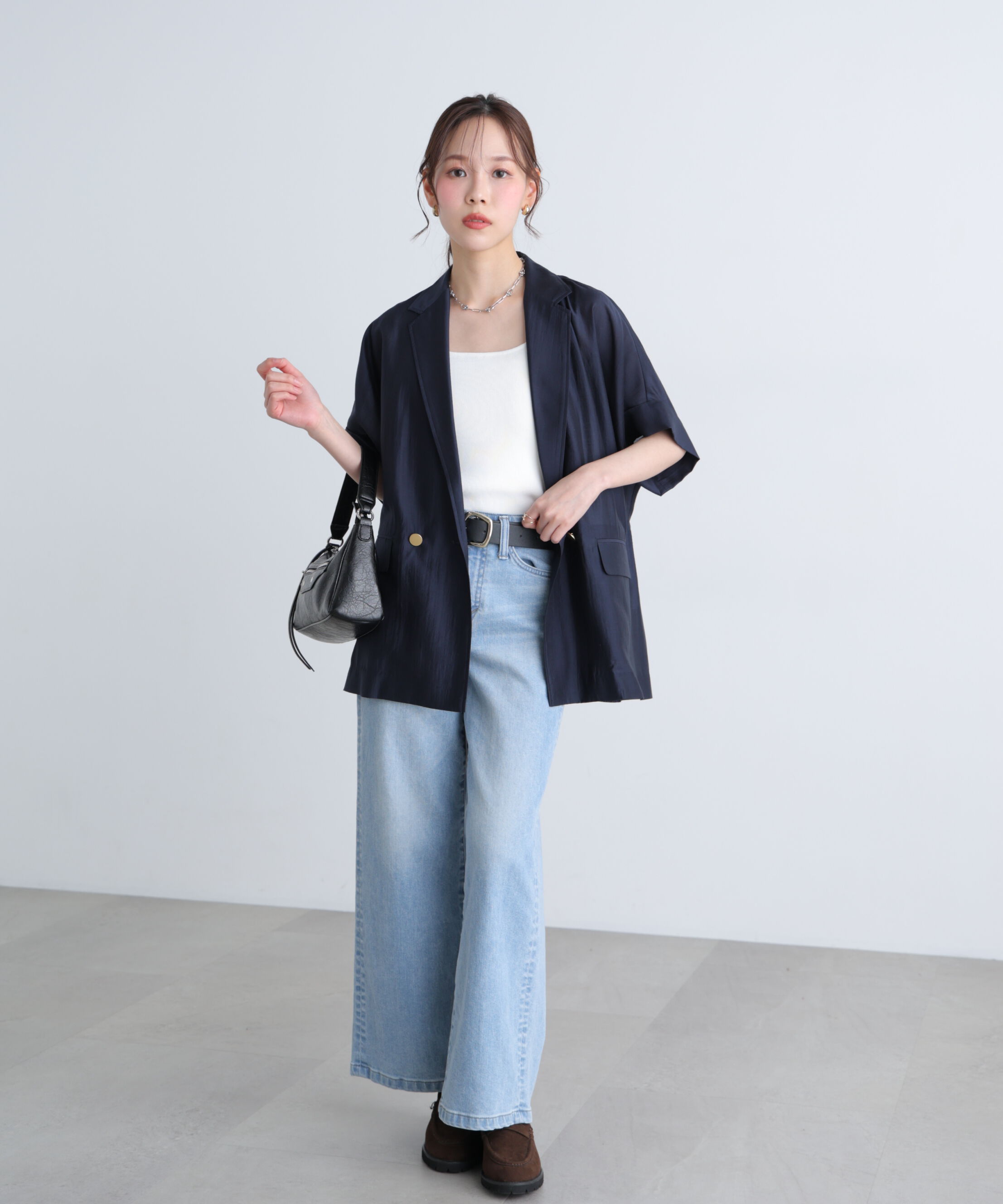  「〈MFM〉金ボタンシアー半袖ジャケット」|その他|