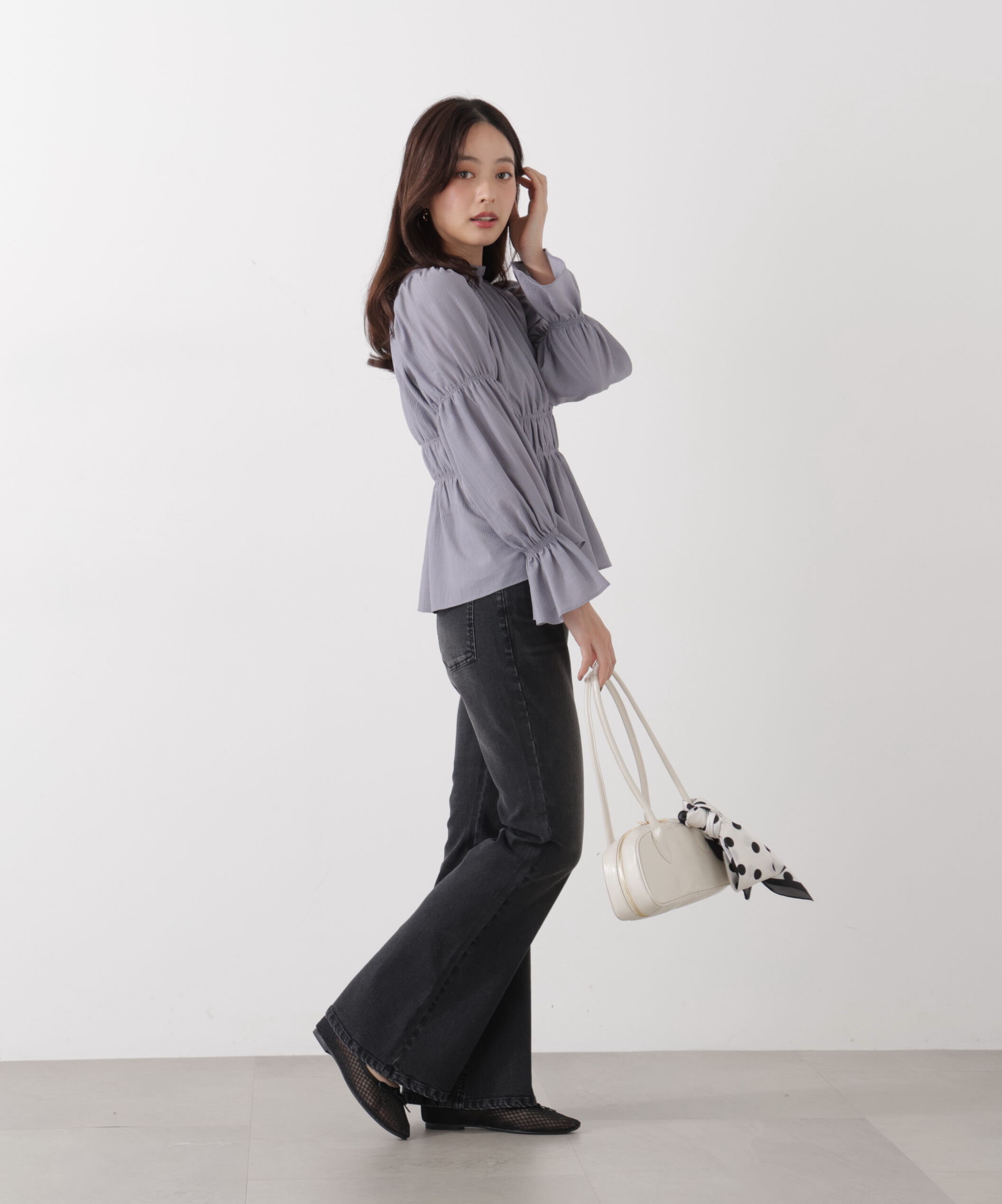 PROPORTION BODY DRESSING「〈a/mie〉フレアデニムパンツ　26SS」|その他|