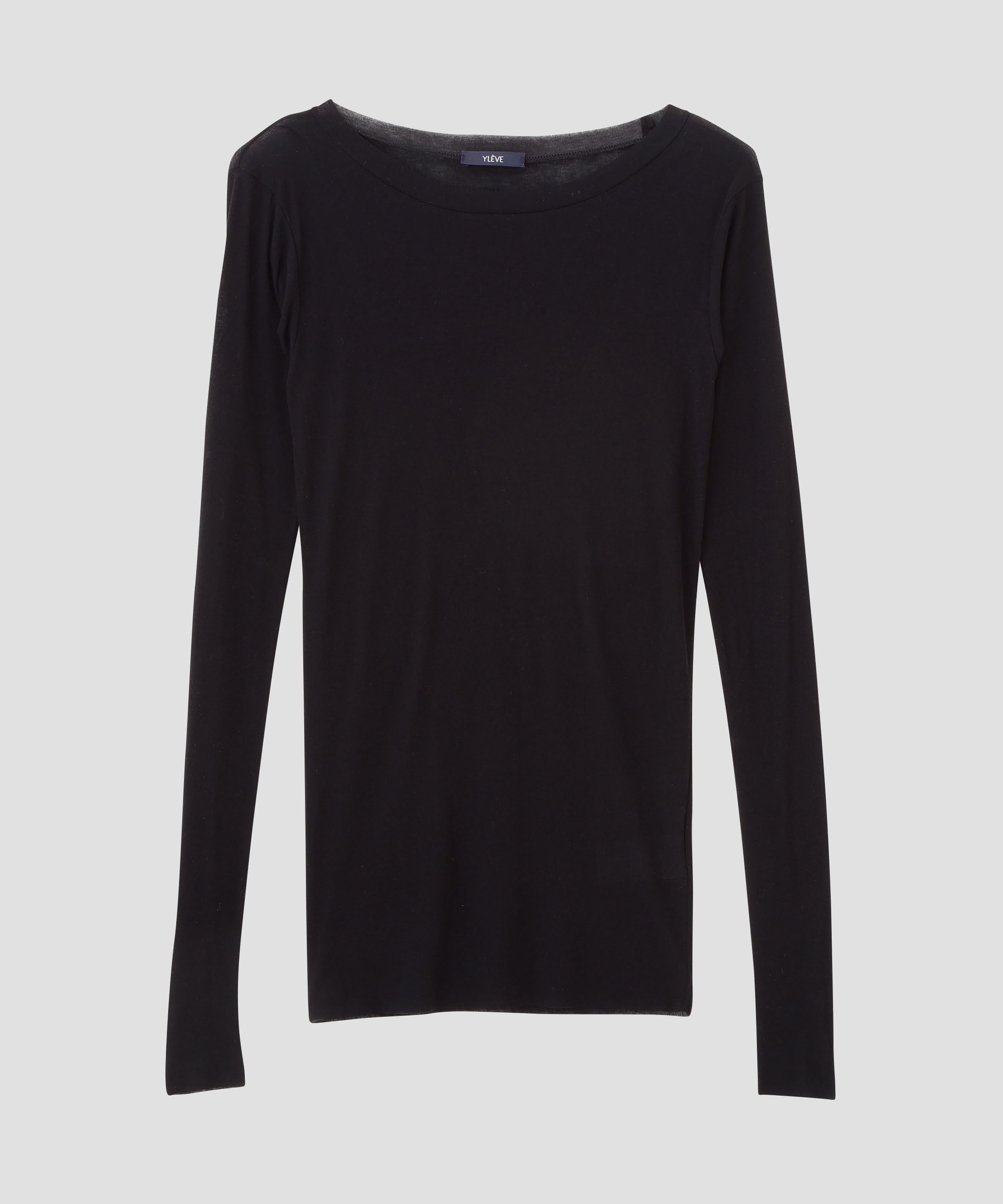 YLEVE 「YLEVE / SHEER HIGH-TWIST RIB JERSEY PULLOVER」|Tシャツ・カットソー|
