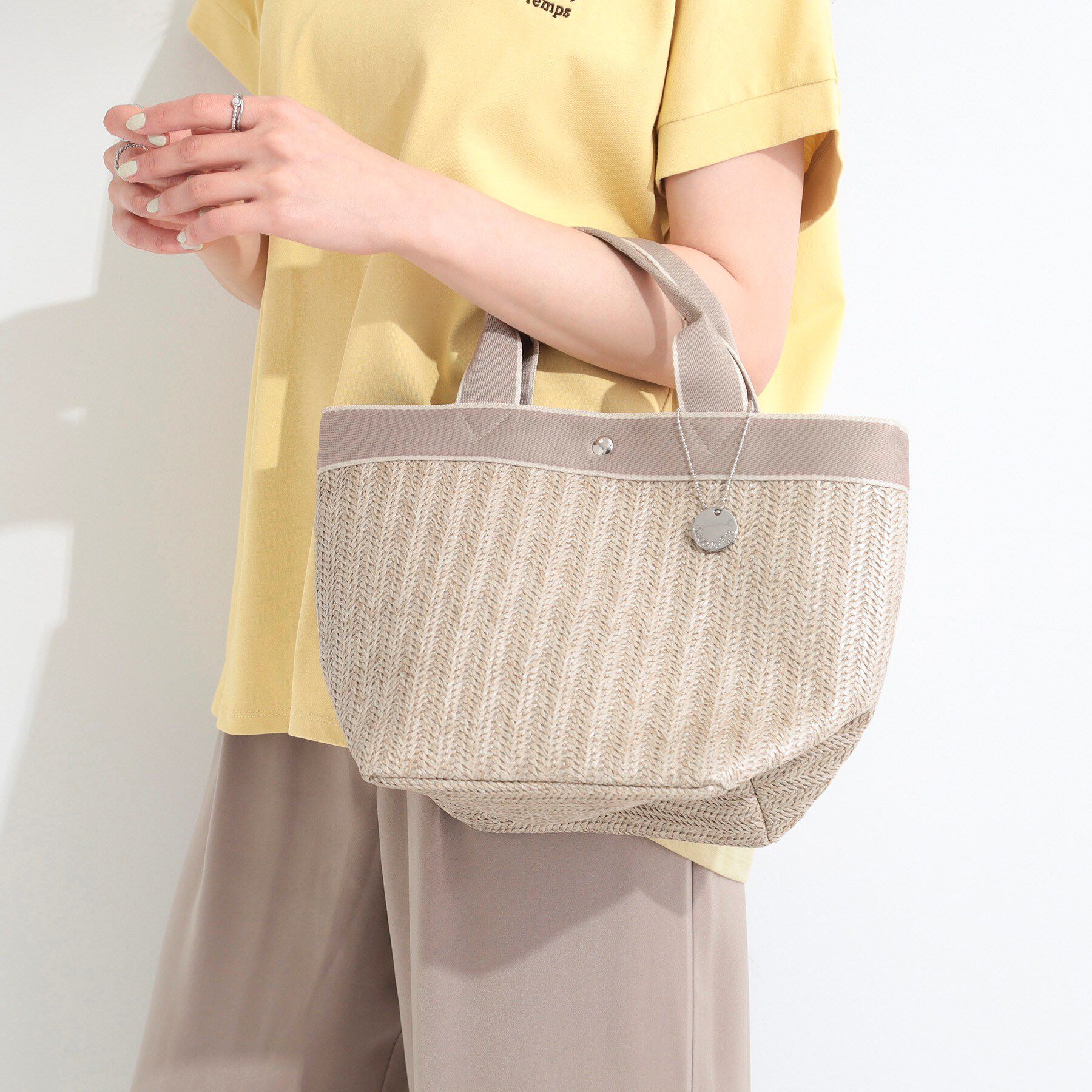 SHOO･LA･RUE「雑材シートランチトートバッグ」|トートバッグ|