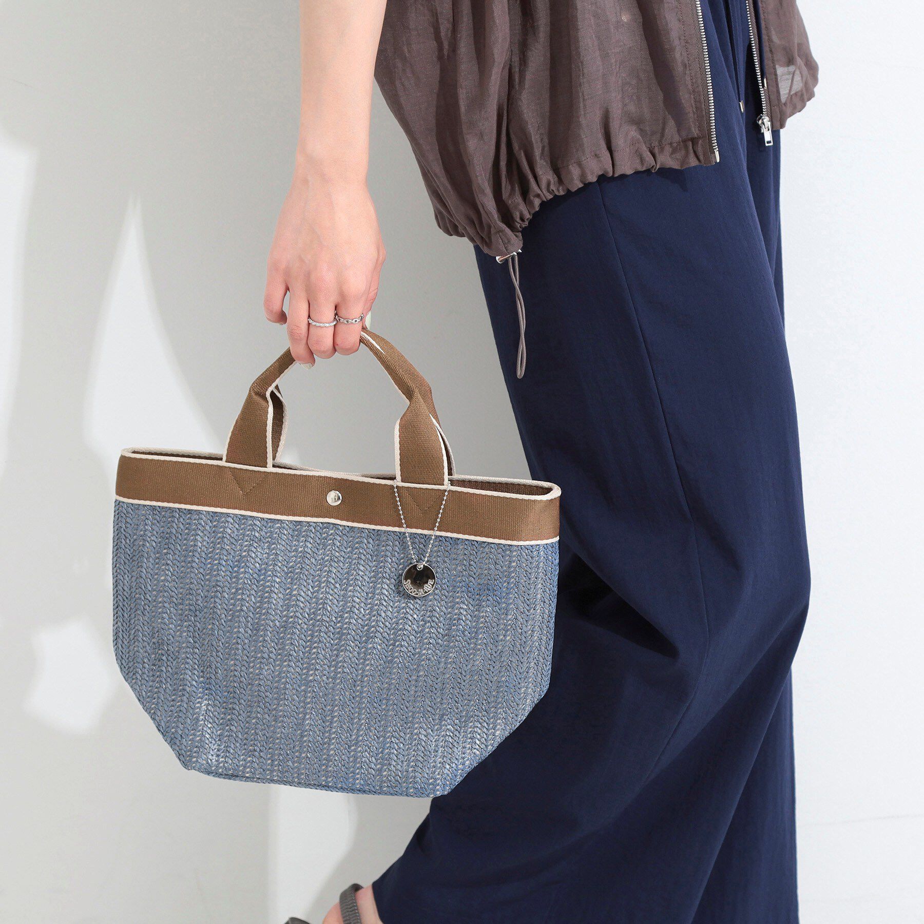 SHOO･LA･RUE「雑材シートランチトートバッグ」|トートバッグ|