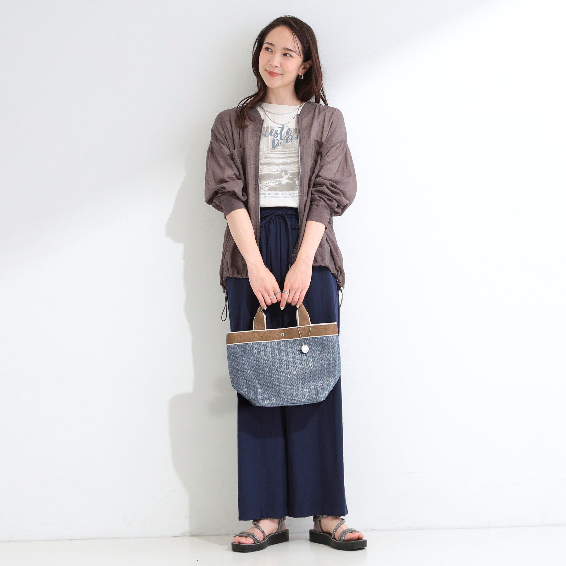 SHOO･LA･RUE「雑材シートランチトートバッグ」|トートバッグ|