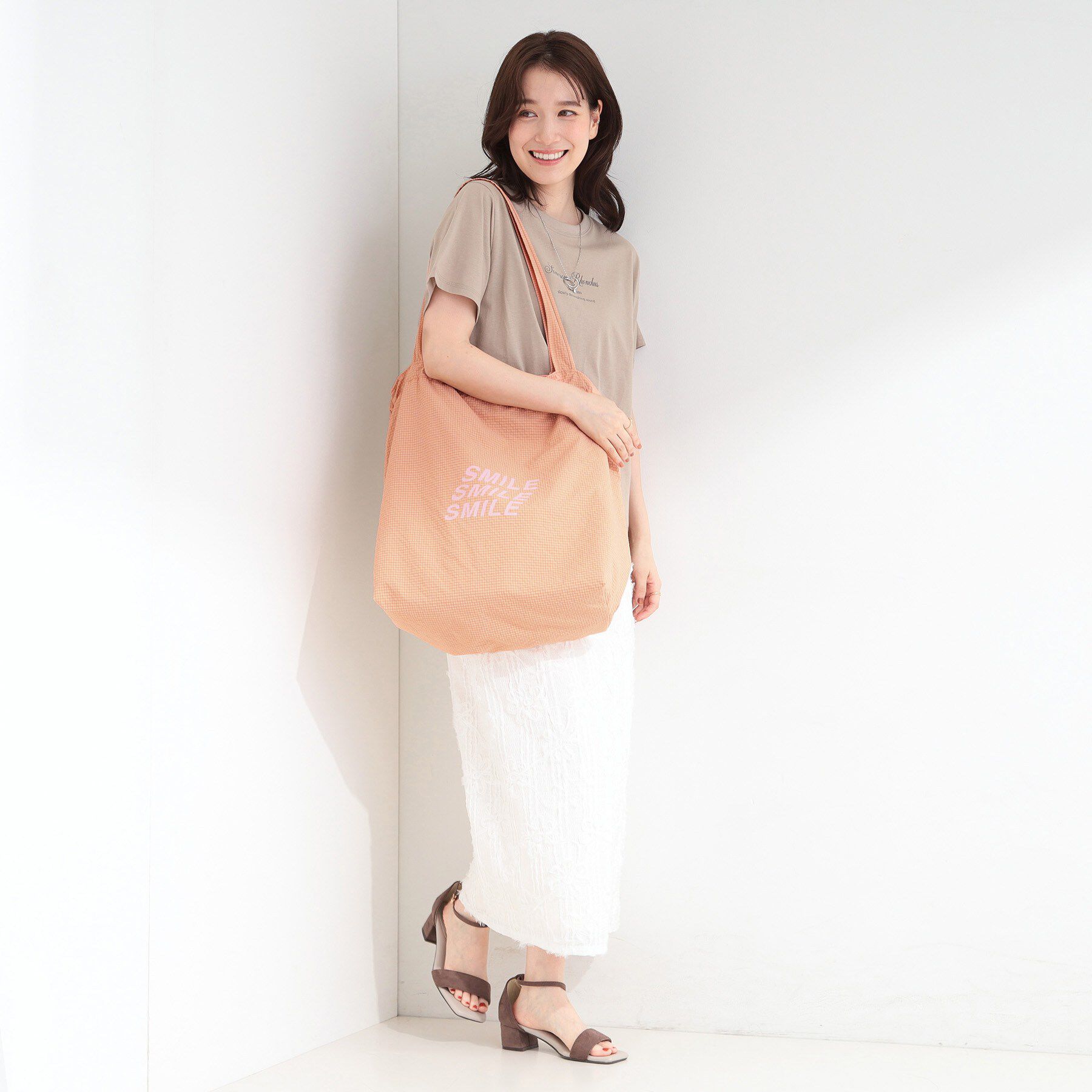 SHOO･LA･RUE「ロゴプリントトートバッグ」|トートバッグ|
