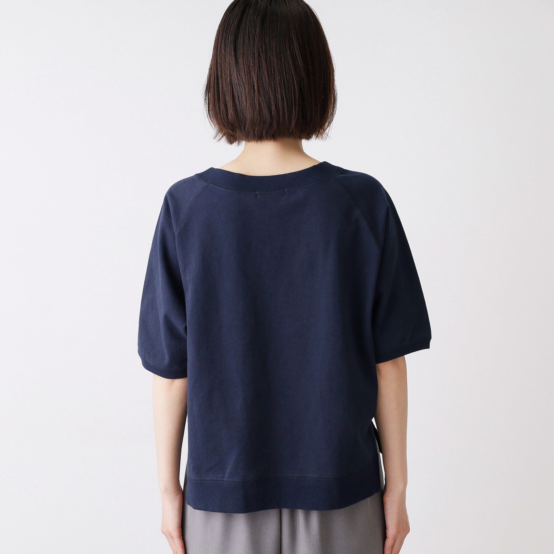 Dessin「【洗える】フロッキーロゴ裏毛プルオーバー」|Tシャツ・カットソー|