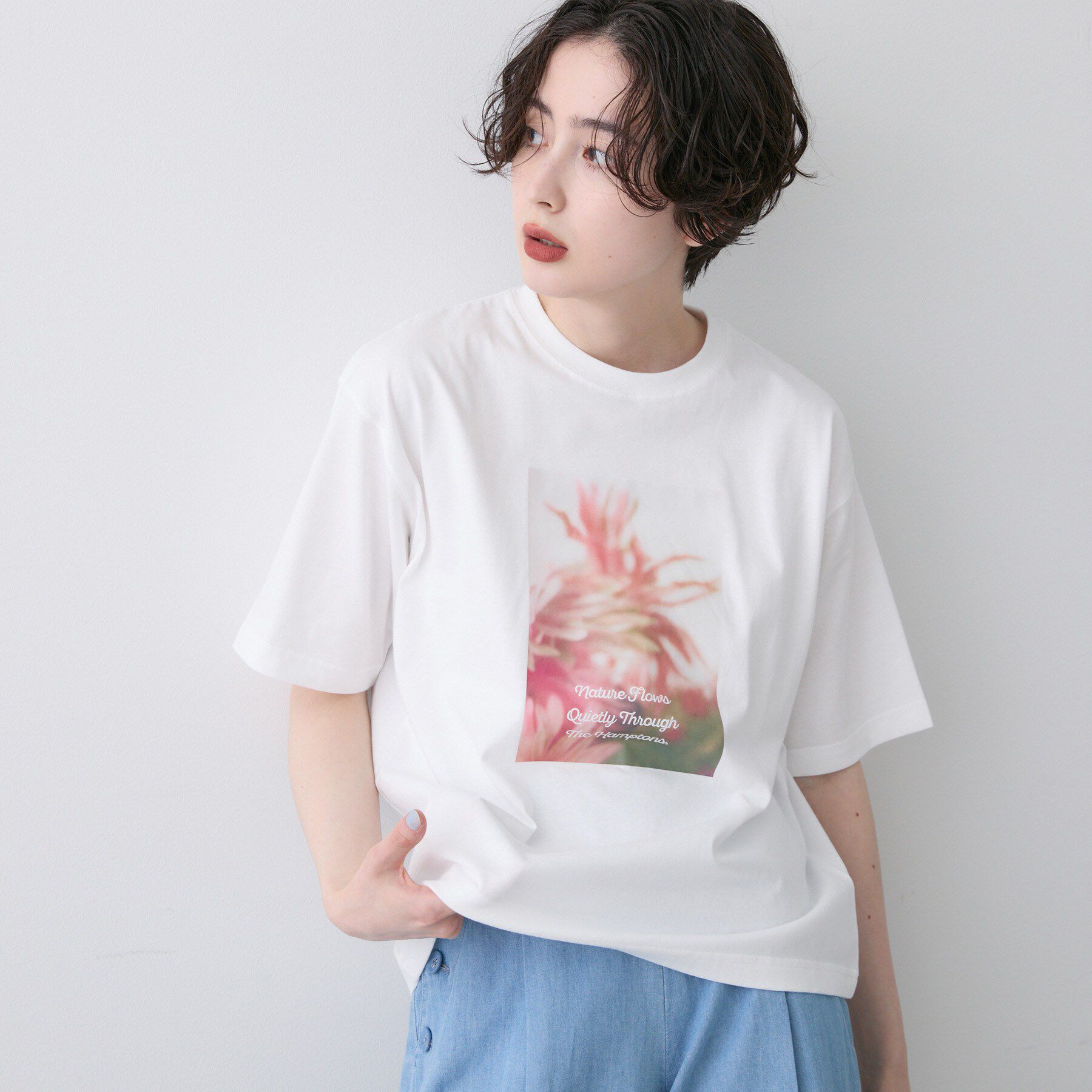 Dessin「【洗える】オーガニック天竺フォトTシャツ」|Tシャツ・カットソー|