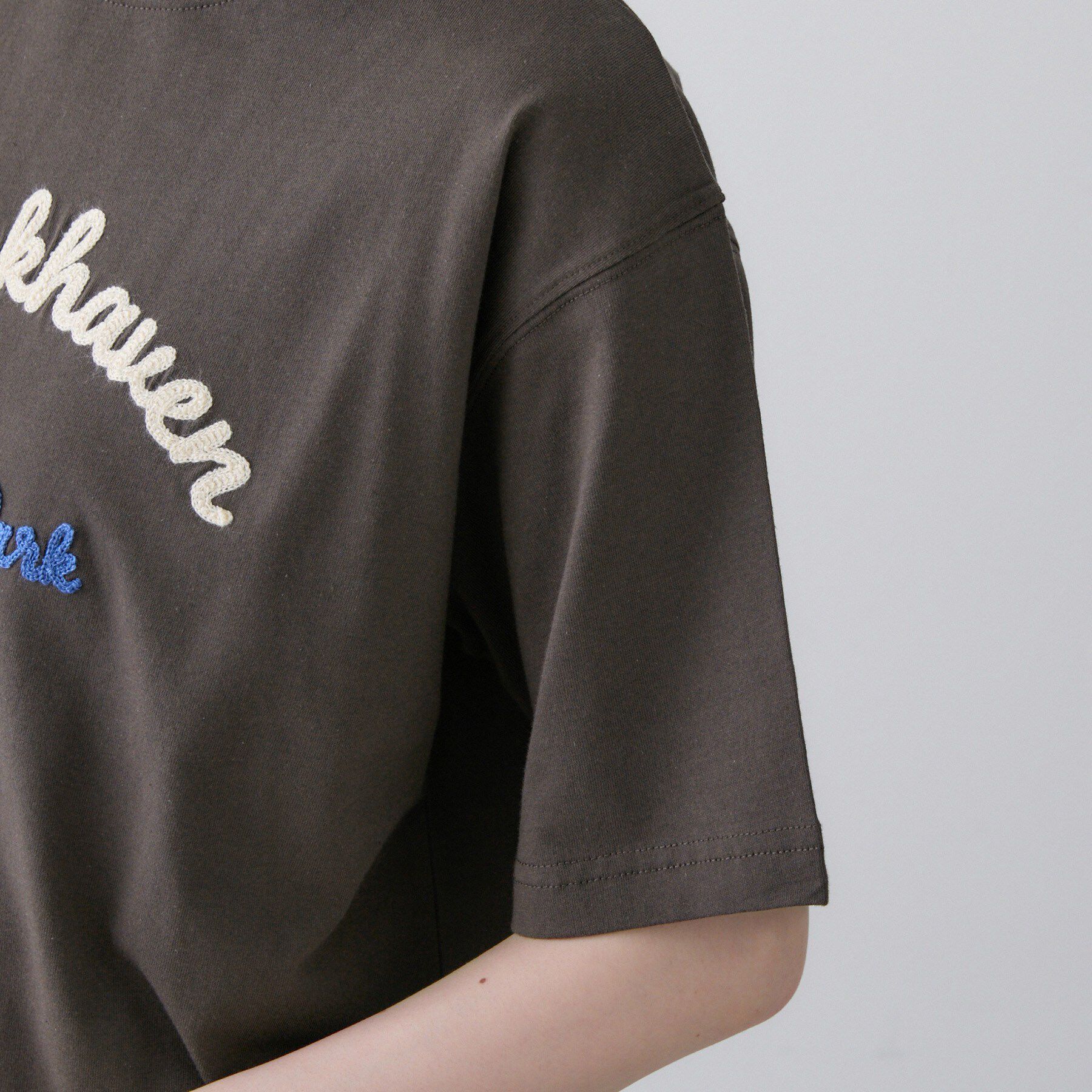 Dessin「【洗える】オーガニックコットンロゴTシャツ」|Tシャツ・カットソー|