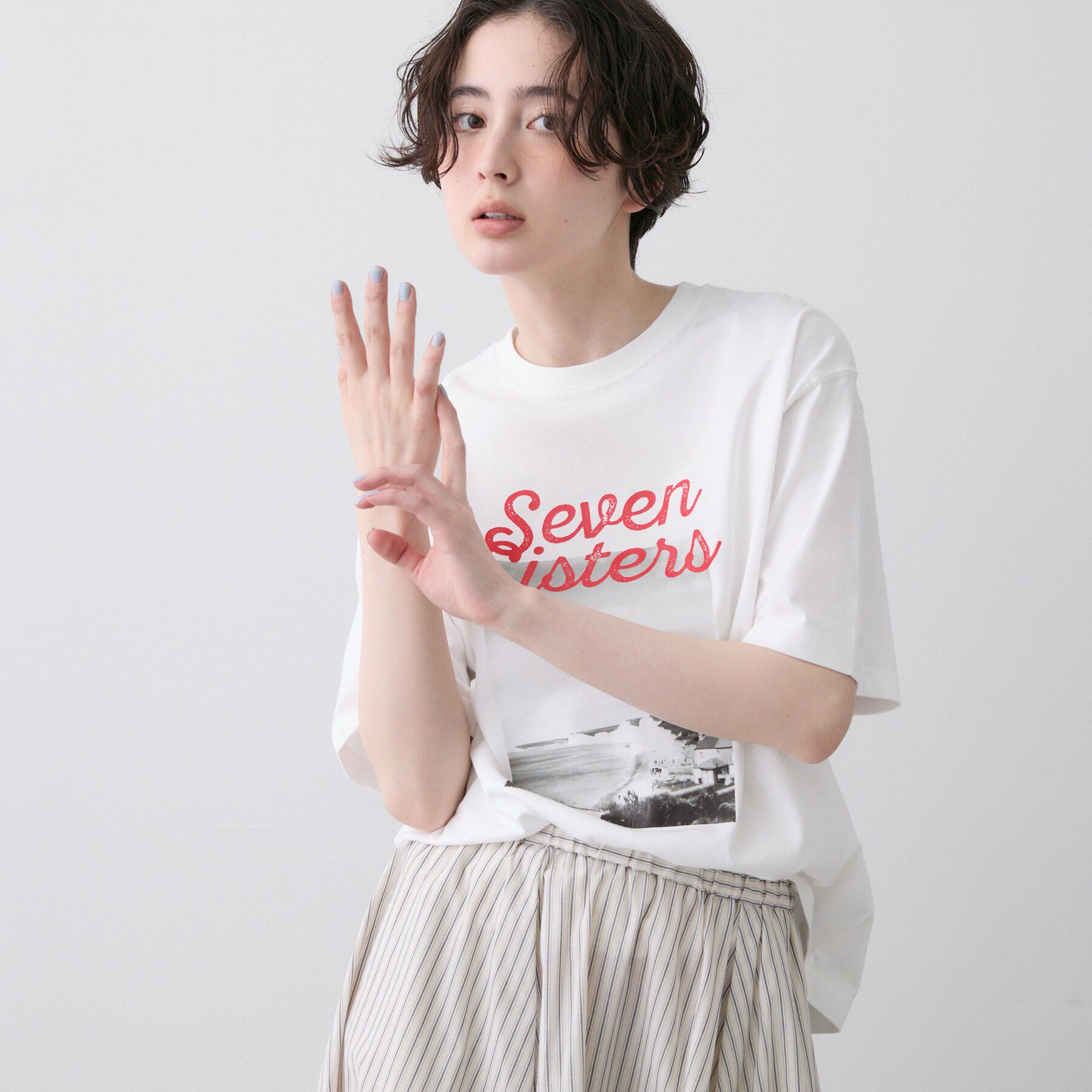 Dessin「【ユニセックス/洗える】オーガニックロゴTシャツ」|Tシャツ・カットソー|