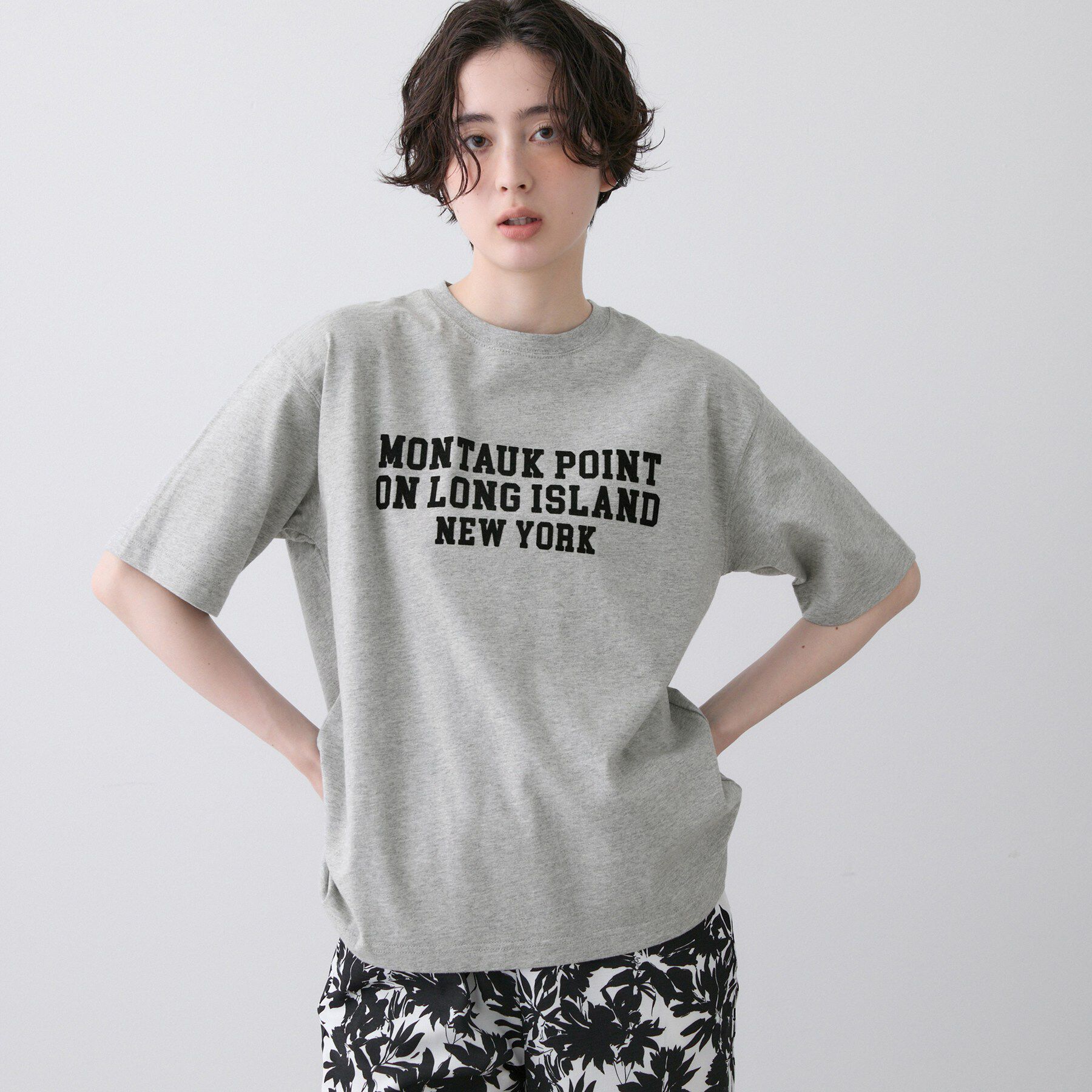 Dessin「【ユニセックス/洗える】オーガニックロゴTシャツ」|Tシャツ・カットソー|