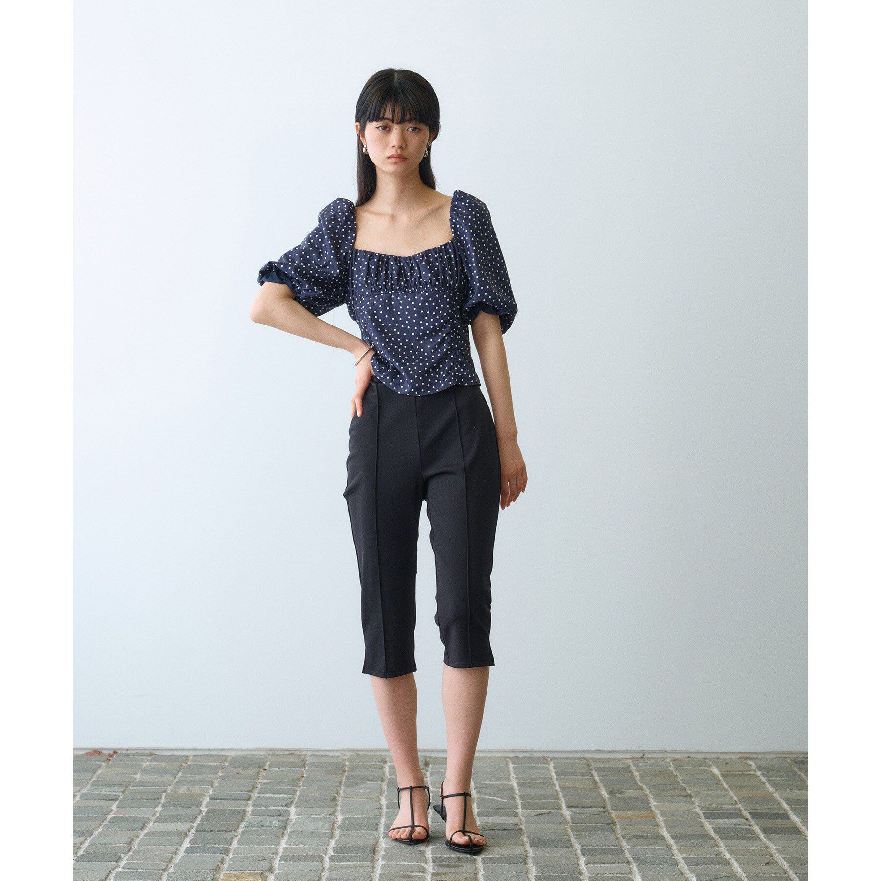 CODE A「polka dot blouse」|シャツ・ブラウス|