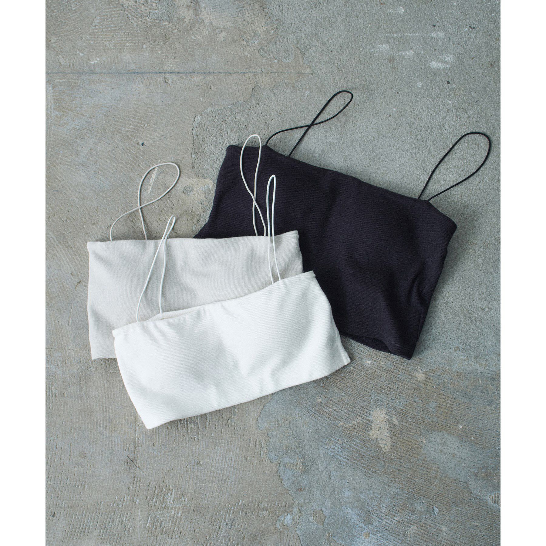 CODE A「【Re】【Cup-in】bandeau bra top」|チューブトップ|