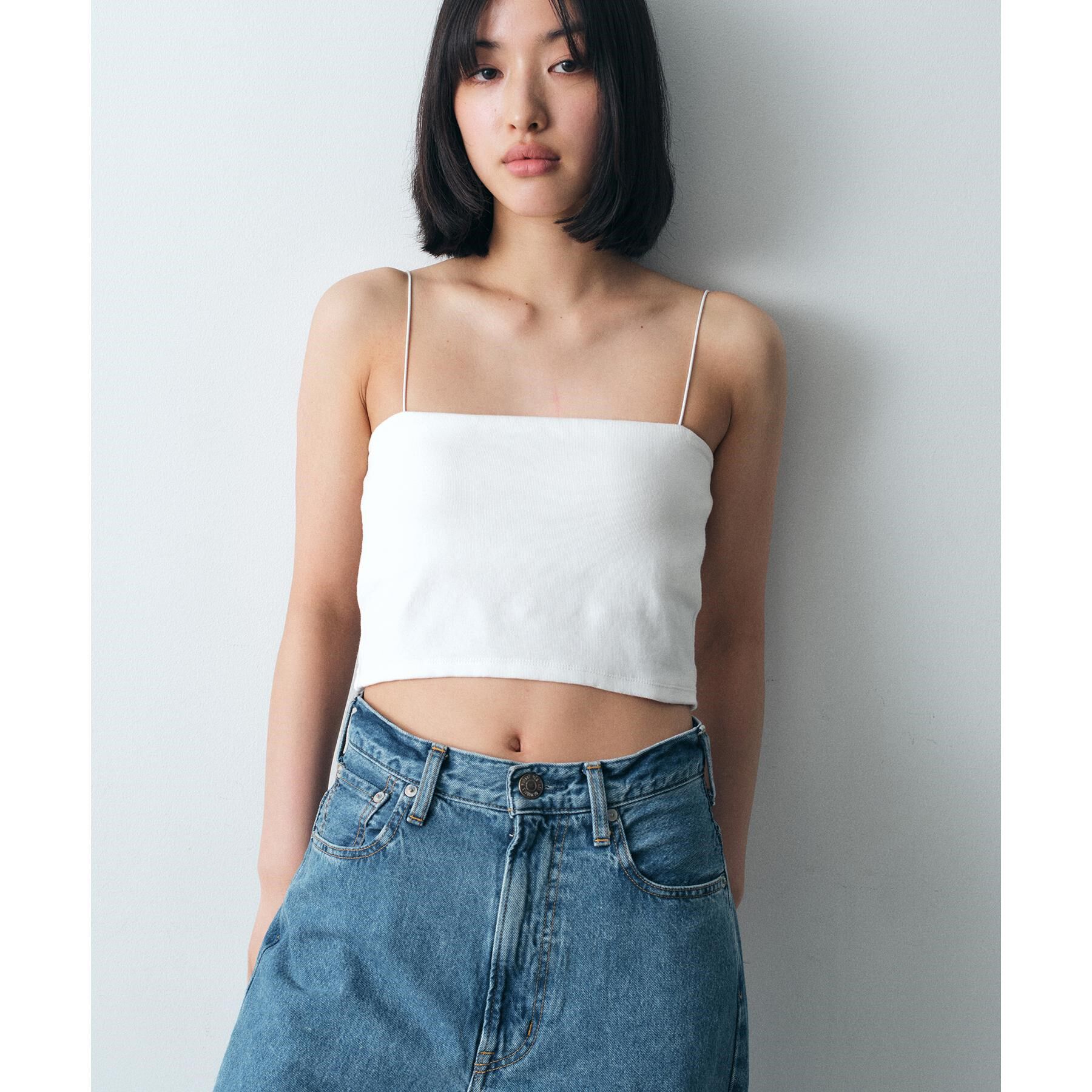 CODE A「【Re】【Cup-in】bandeau bra top」|チューブトップ|