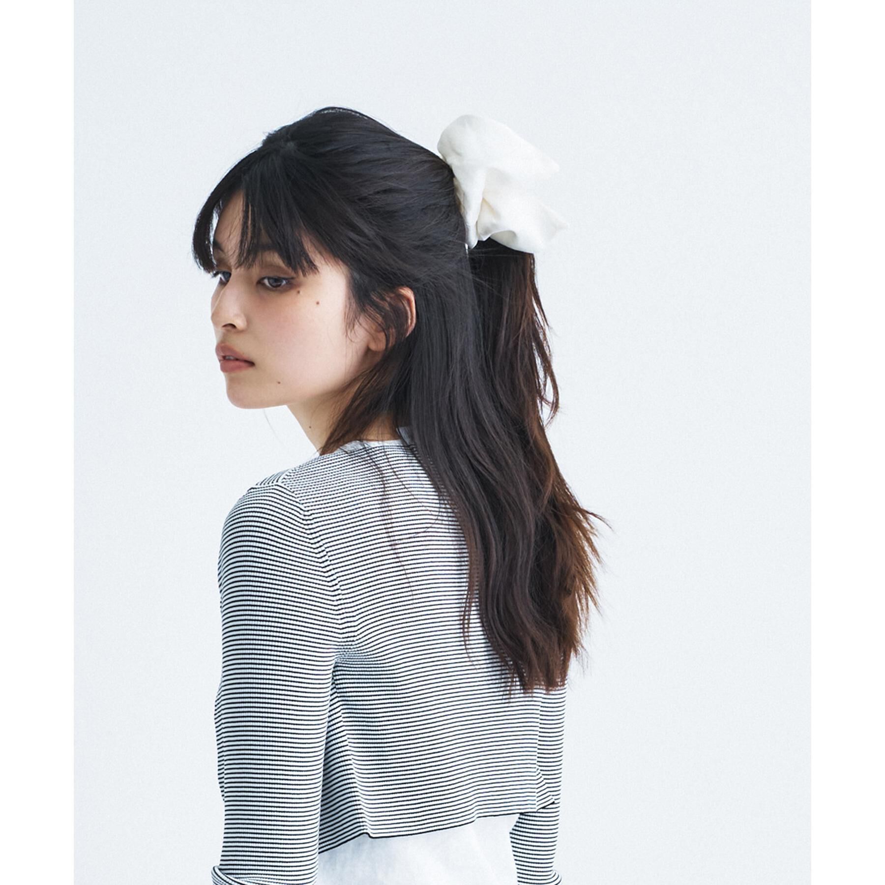 CODE A「heyep｜Silk Square Medium Scrunchie」|その他|