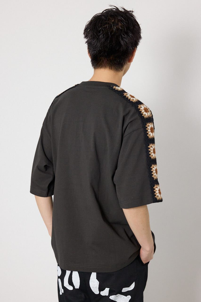 RODEO CROWNS「クロシェラインヘンリーTシャツ」|Tシャツ・カットソー|